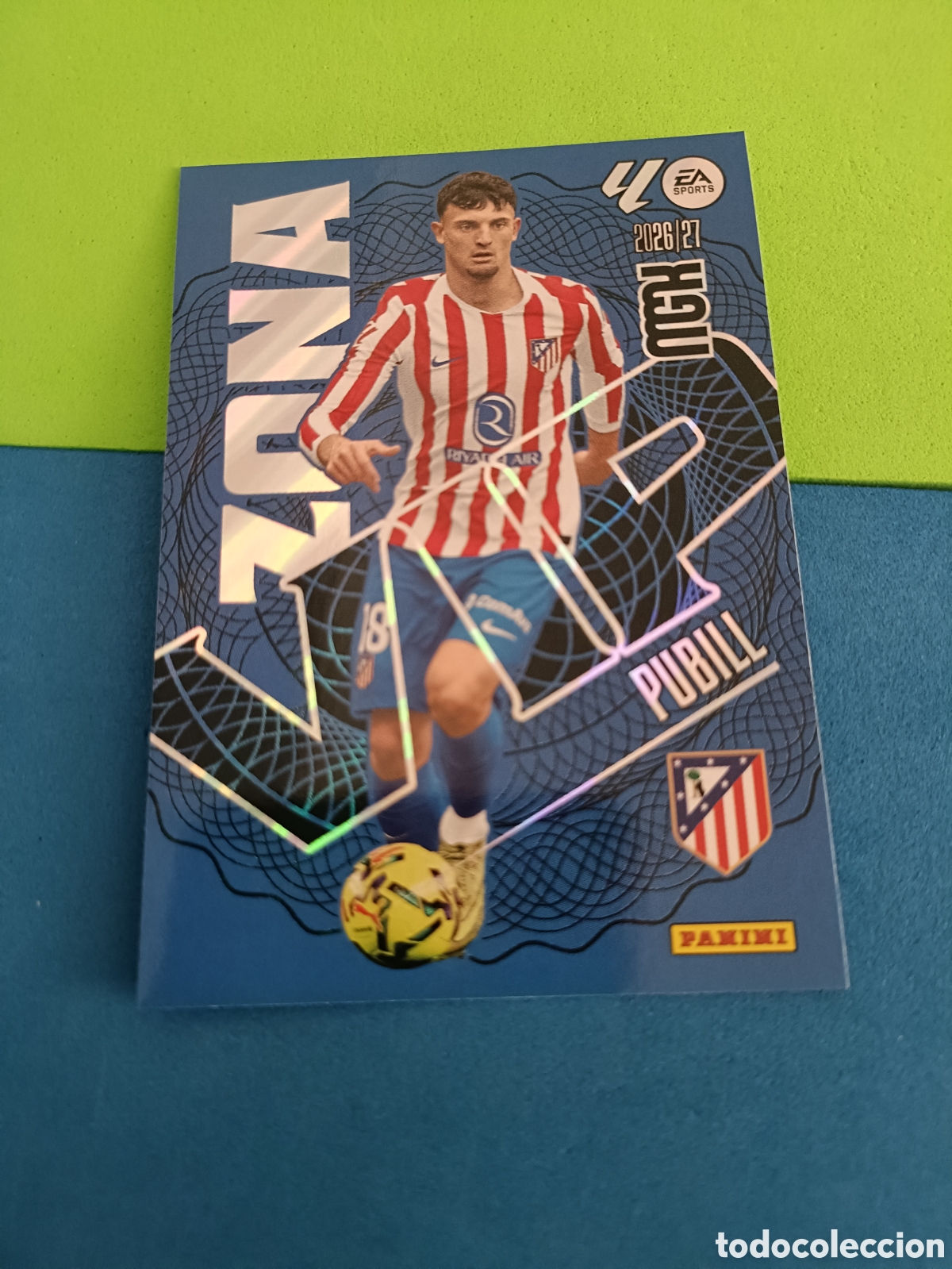 Cromos de f&uacute;tbol: PANINI 2026 2027 MGK MEGACRACKS 25 Aniversario - Zona VIP 404 Pubill Atl&eacute;tico Madrid