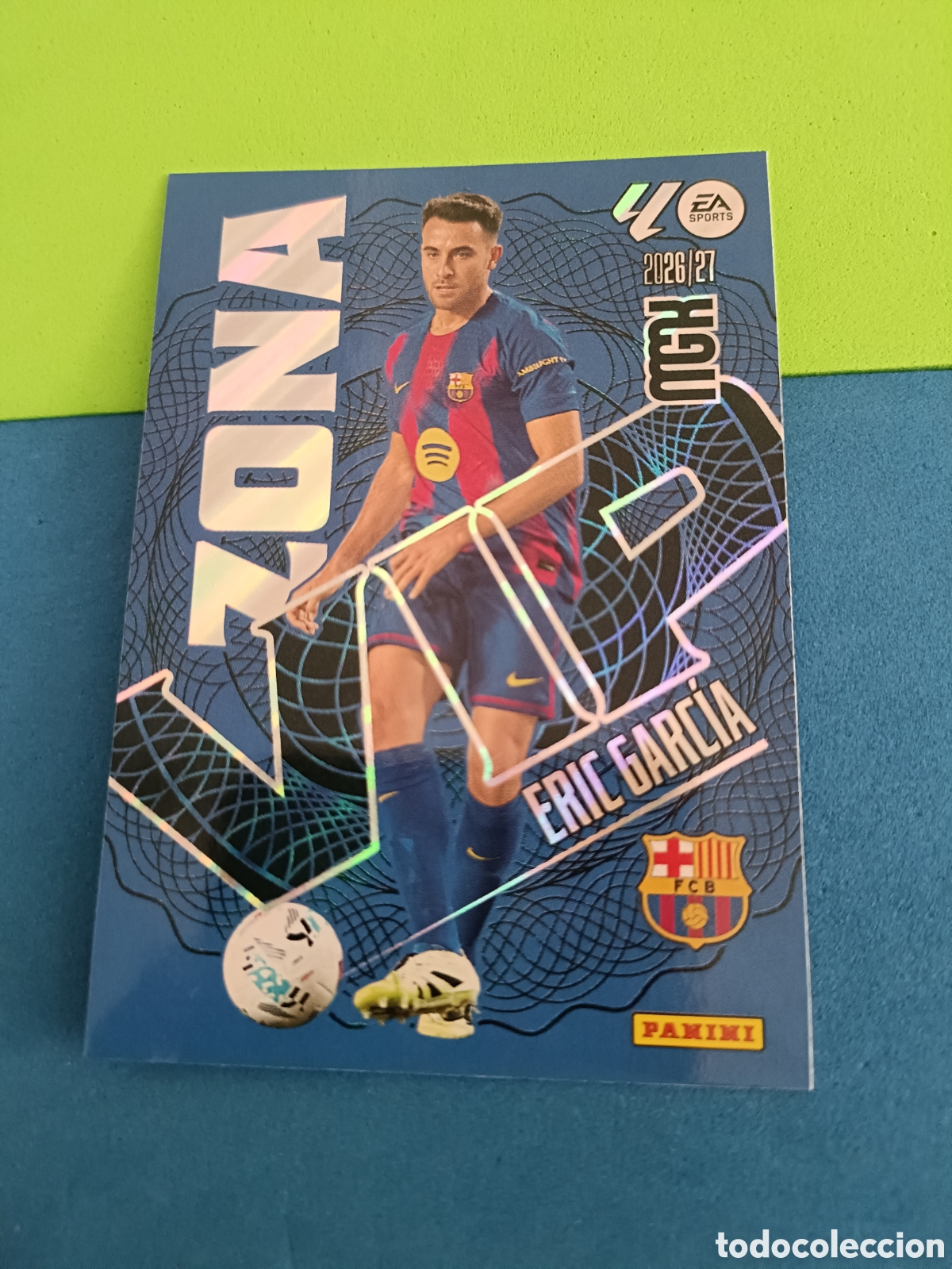 Cromos de f&uacute;tbol: PANINI 2026 2027 MGK MEGACRACKS 25 Aniversario - Zona VIP 393 Eric Garc&iacute;a Barcelona