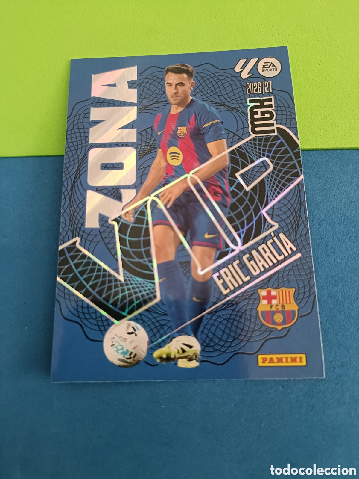 Cromos de f&uacute;tbol: PANINI 2026 2027 MGK MEGACRACKS 25 Aniversario - Zona VIP 393 Eric Garc&iacute;a Barcelona