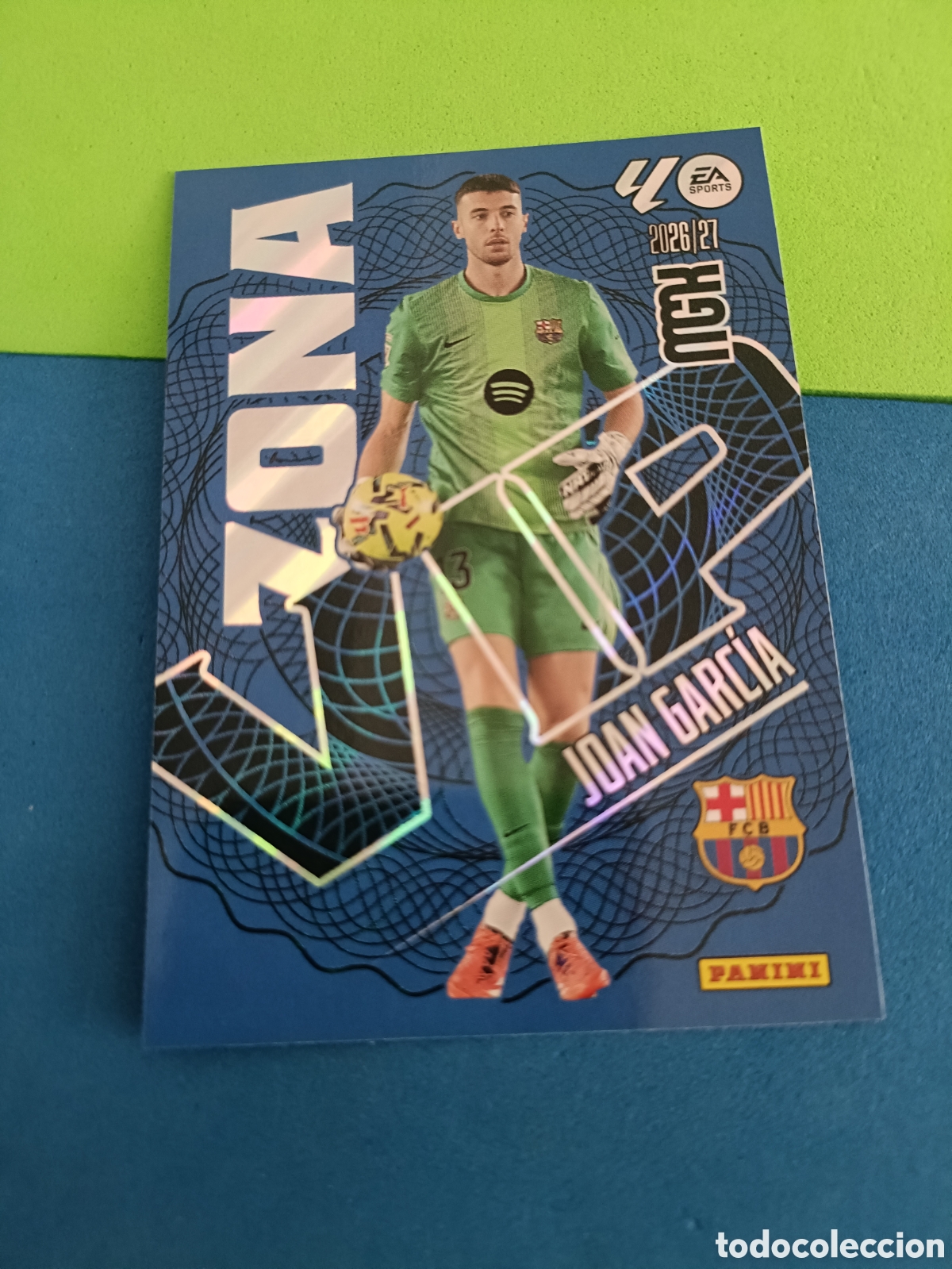 Cromos de f&uacute;tbol: PANINI 2026 2027 MGK MEGACRACKS 25 Aniversario - Zona VIP 399 Joan Garc&iacute;a Barcelona