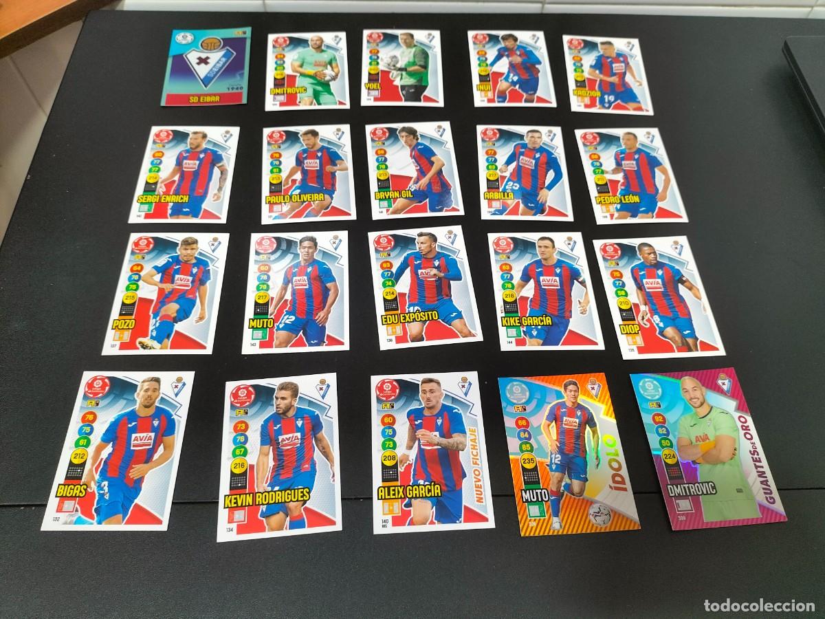 Cromos de f&uacute;tbol: Lote 20 cromos fichas Adrenalyn 20-21 ( 2020-2021 ) S.D Eibar ( incluye especiales