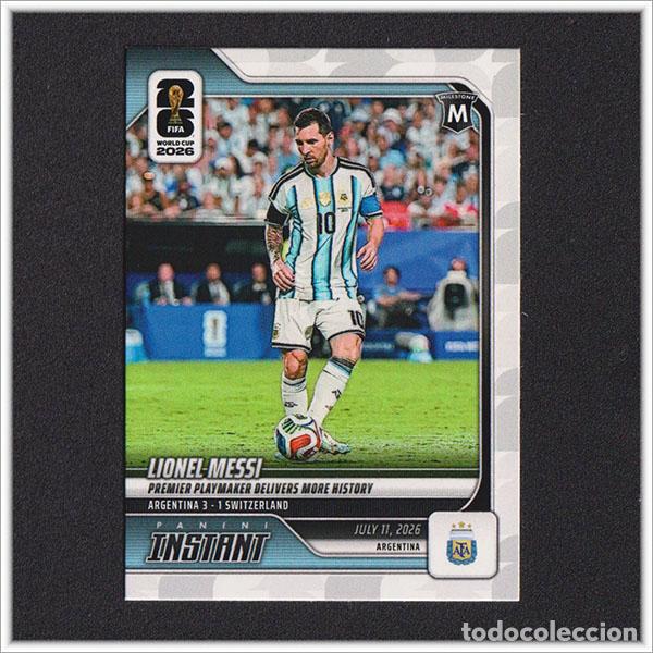 Cromos de f&uacute;tbol: PANINI INSTANT FIFA WORLD CUP 2026 LEO MESSI 228 ARGENTINA COLECCI&Oacute;N MUNDIAL RECORD - ARG 17