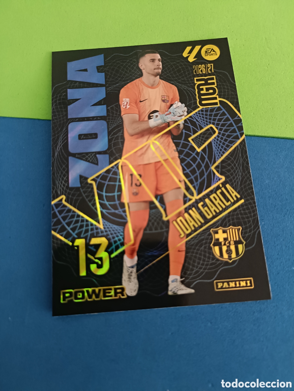 Cromos de f&uacute;tbol: PANINI 2026 2027 MGK MEGACRACKS 25 Aniversario - Zona VIP Power 399P Joan Garc&iacute;a Barcelona