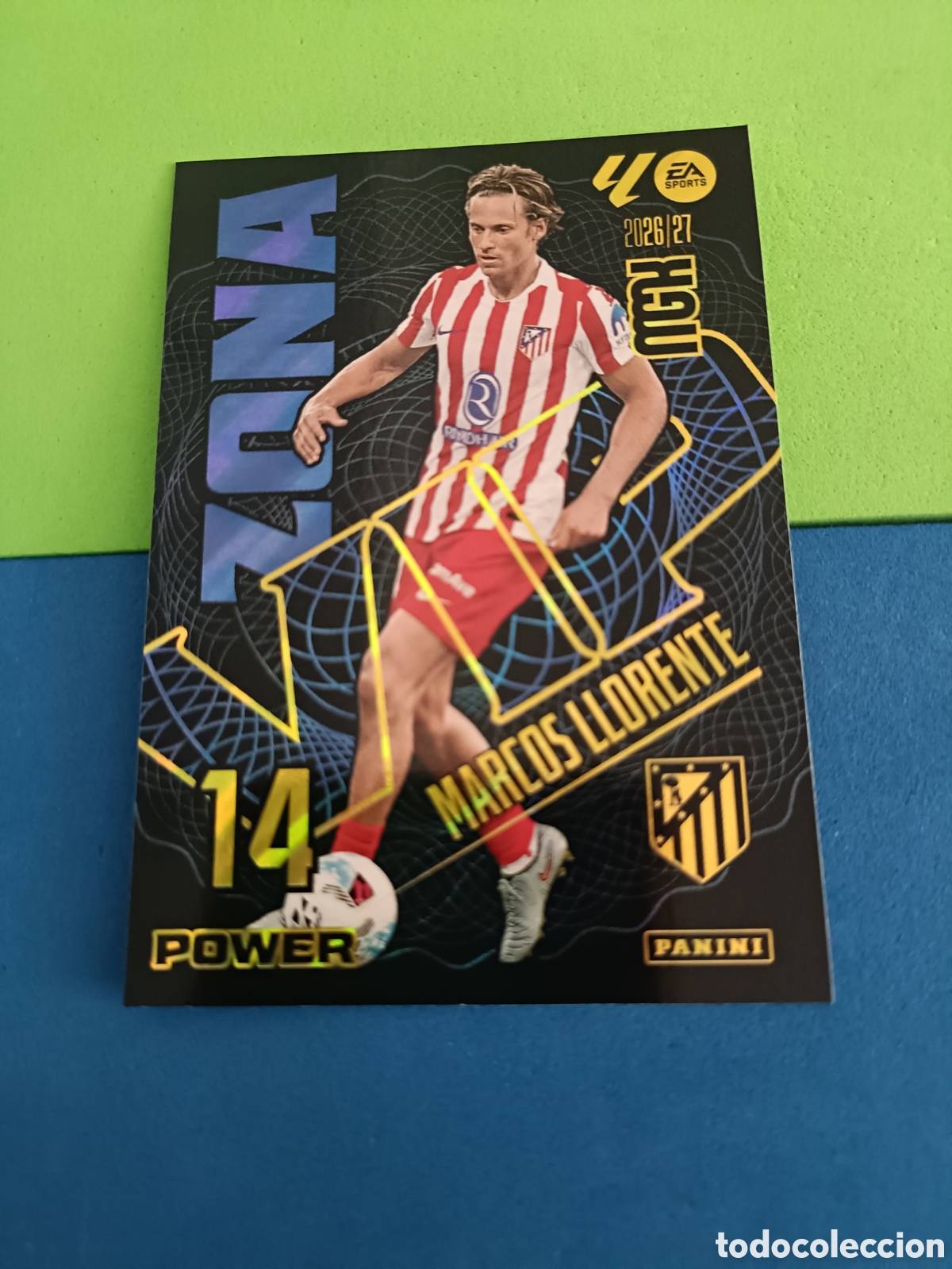 Cromos de f&uacute;tbol: PANINI 2026 2027 MGK MEGACRACKS 25 Aniversario - Zona VIP Power 401P Marcos Llorente Atl&eacute;tico Madrid