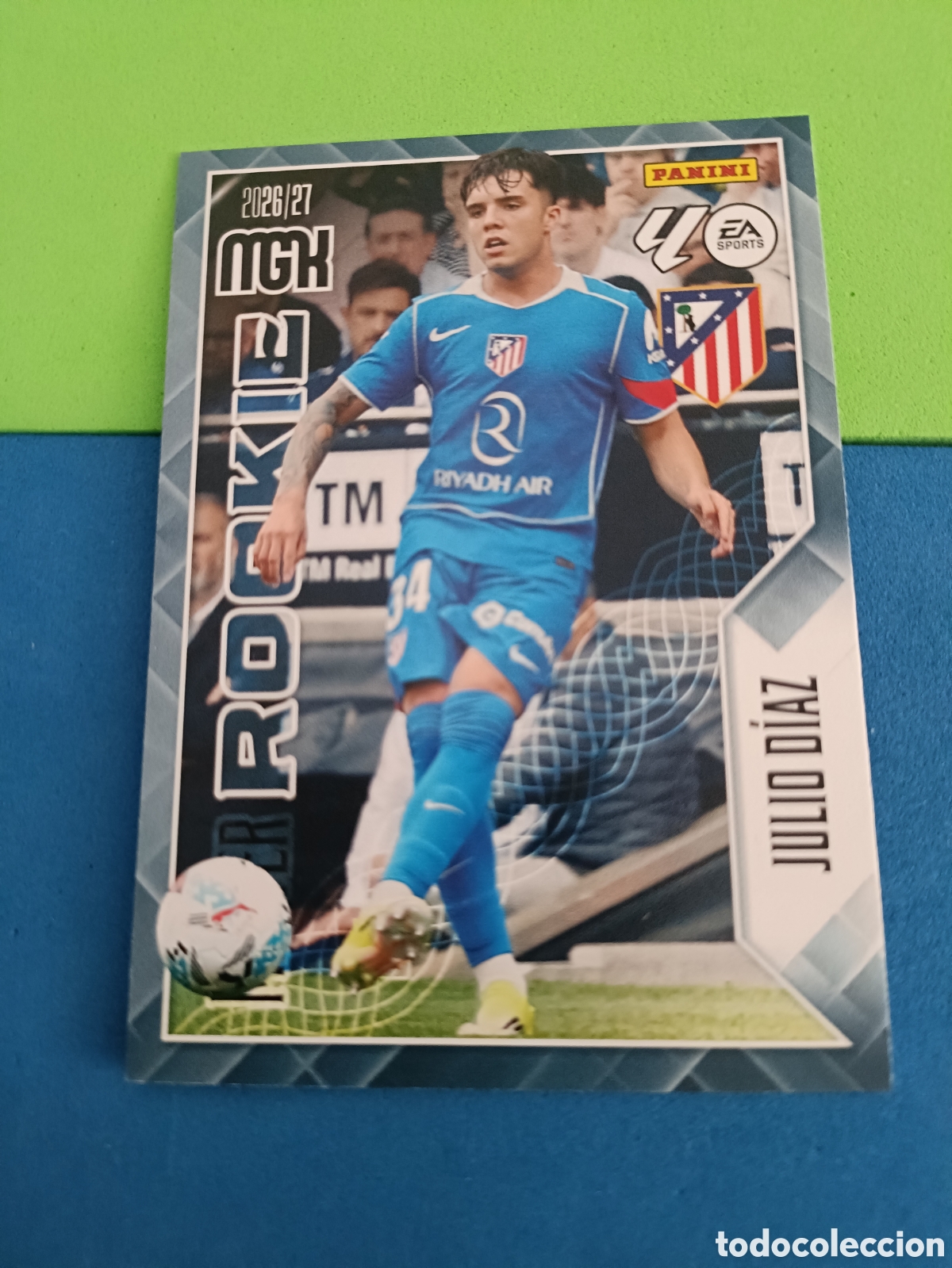 Cromos de f&uacute;tbol: PANINI 2026 2027 MGK MEGACRACKS 25 Aniversario - Rookie 415 Julio D&iacute;az Atl&eacute;tico Madrid