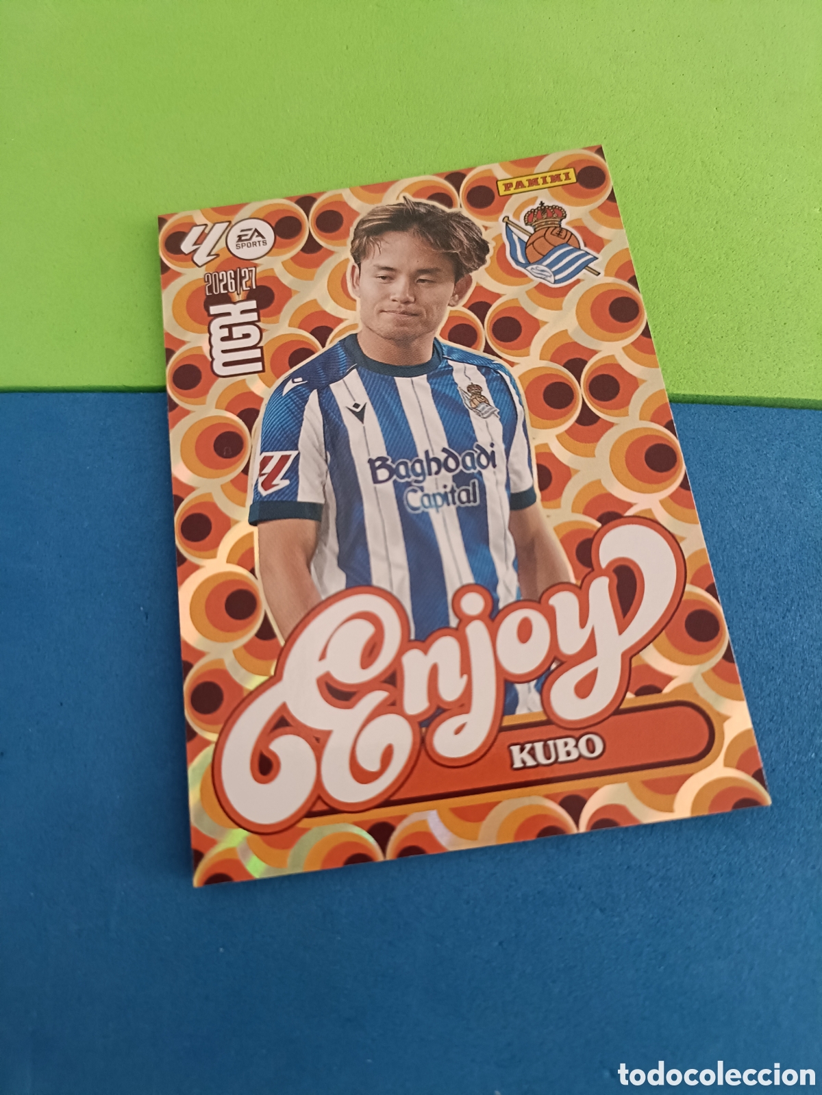 Cromos de f&uacute;tbol: PANINI 2026 2027 MGK MEGACRACKS 25 Aniversario - Enjoy 384 Kubo