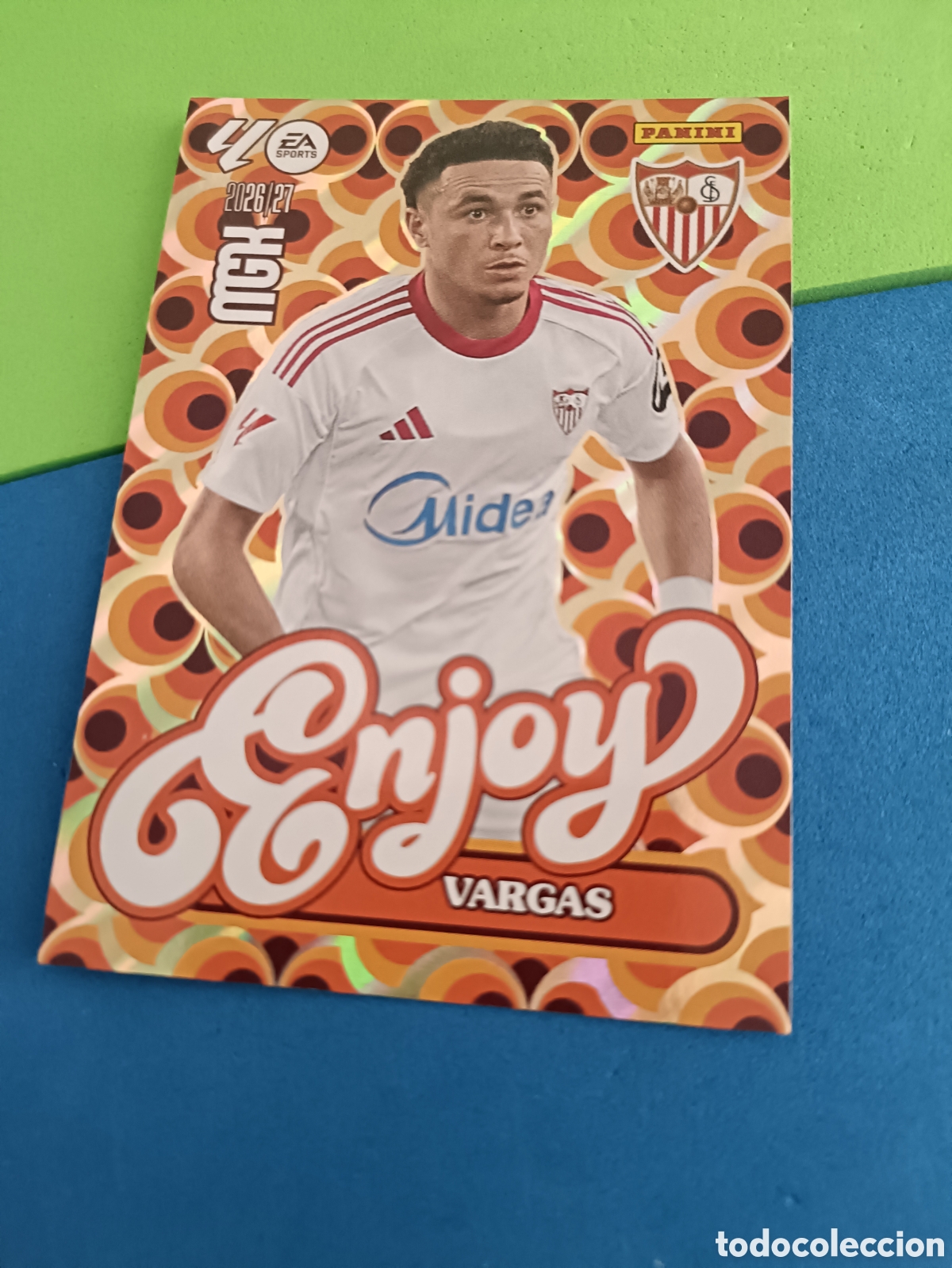 Cromos de f&uacute;tbol: PANINI 2026 2027 MGK MEGACRACKS 25 Aniversario - Enjoy 387 Vargas