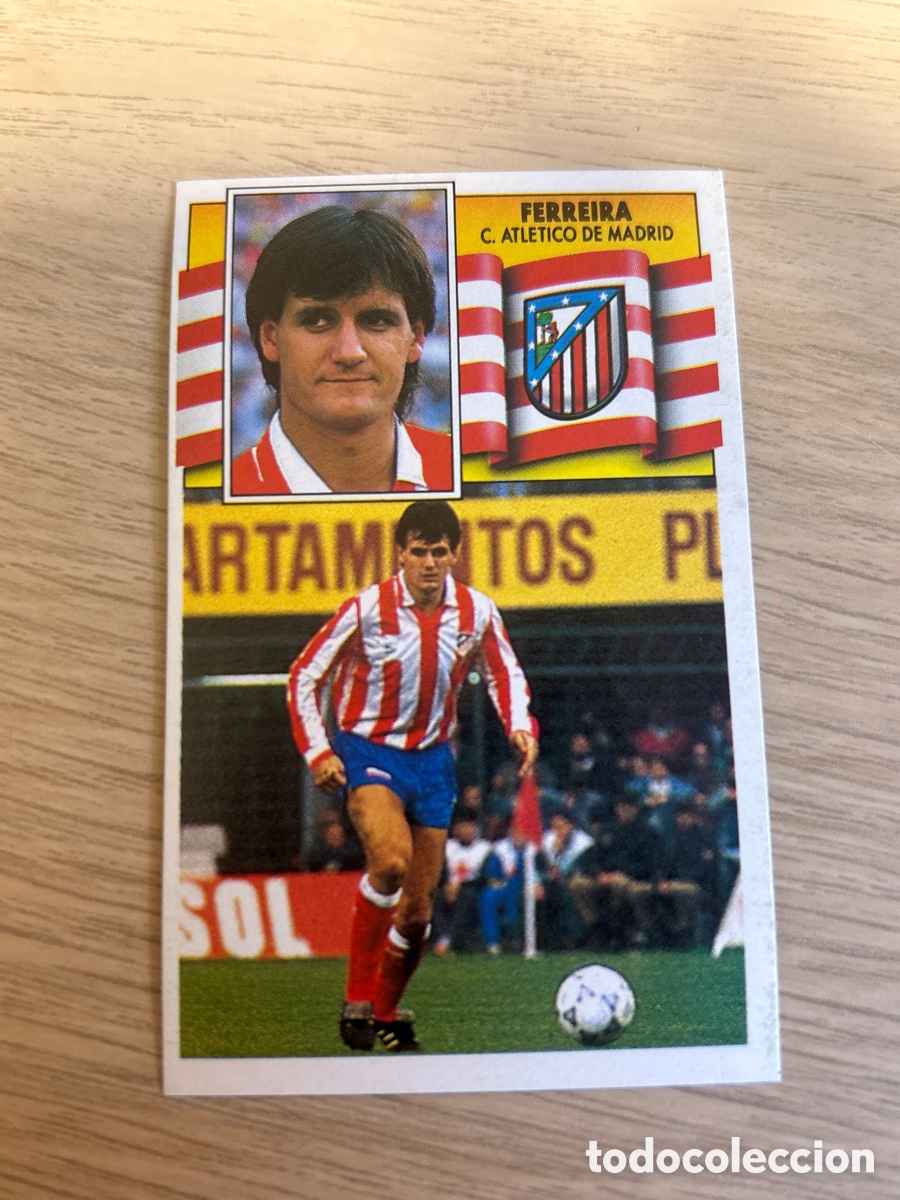 Football Stickers: FERREIRA ATLETICO DE MADRID LIGA ESTE 1990 1991 90 91 NUNCA PEGADO SIN PEGAR