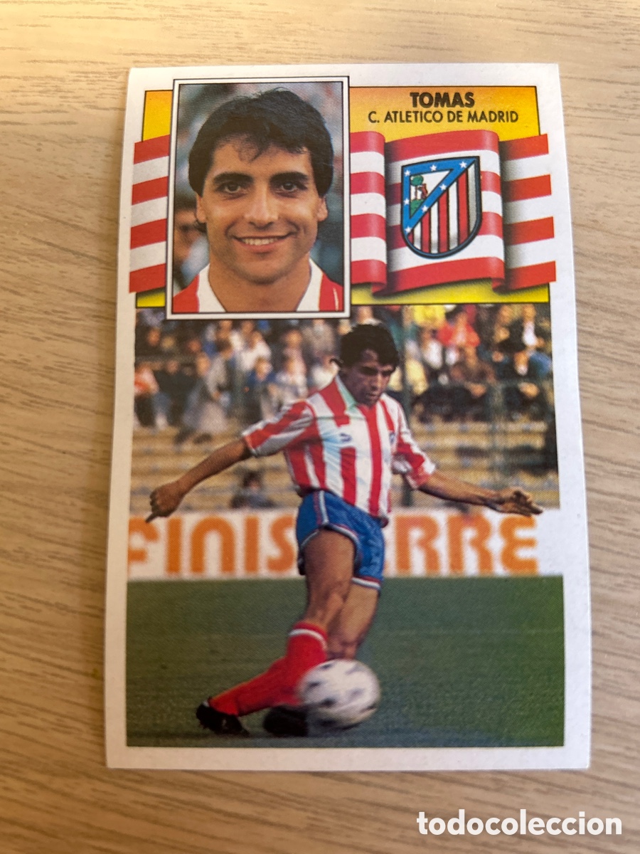 Football Stickers: TOMAS ATLETICO DE MADRID LIGA ESTE 1990 1991 90 91 NUNCA PEGADO SIN PEGAR