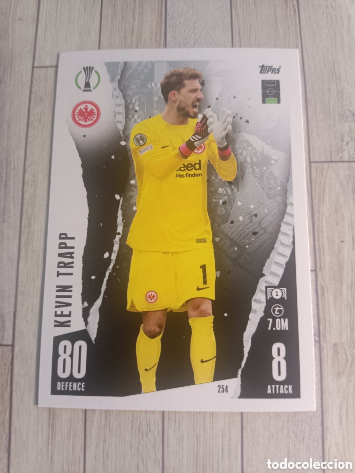 Cromos de f&uacute;tbol: 254 KEVIN TRAPP EINTRACH FRANKFURT TOPPS MATCH ATTAX 2023 2024 CHAMPIONS 23 24