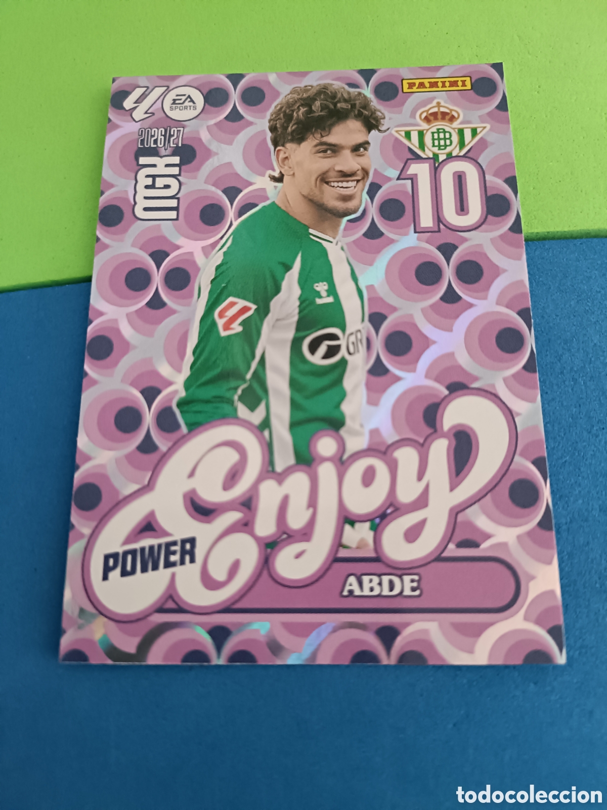 Cromos de f&uacute;tbol: PANINI 2026 2027 MGK MEGACRACKS 25 Aniversario - Enjoy Power 379P Abde