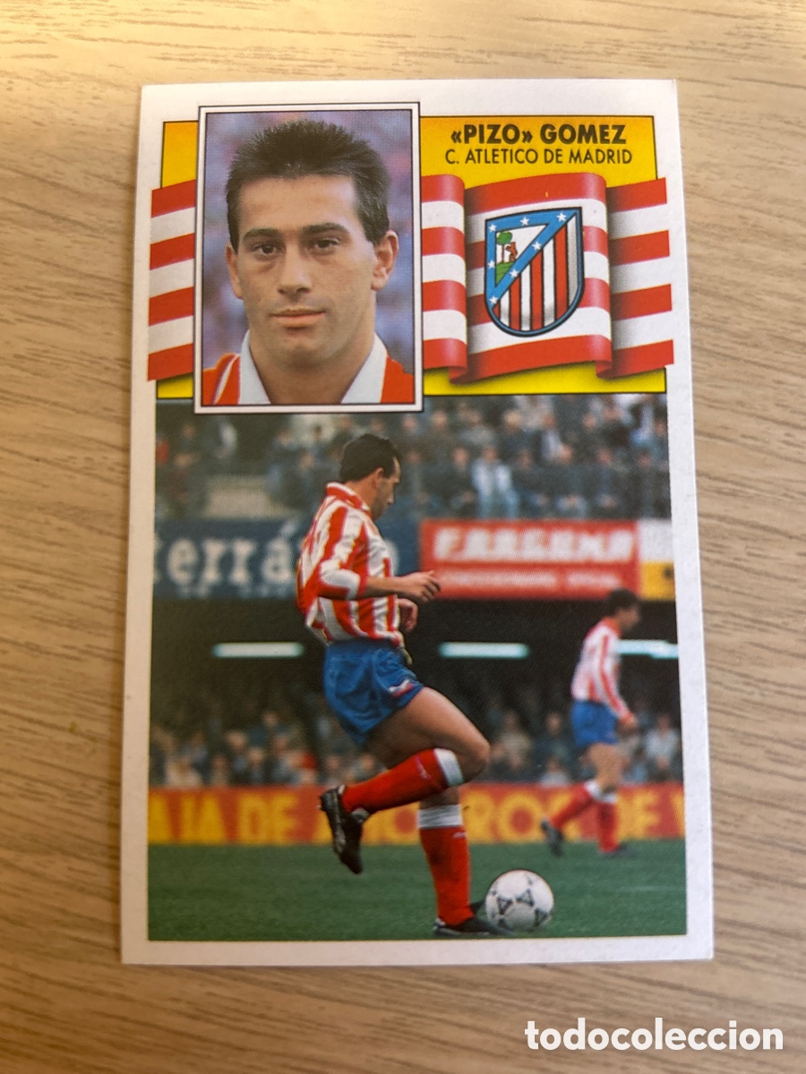 Football Stickers: PIZO GOMEZ ATLETICO DE MADRID LIGA ESTE 1990 1991 90 91 NUNCA PEGADO SIN PEGAR