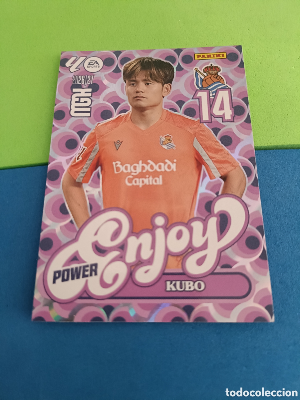 Cromos de f&uacute;tbol: PANINI 2026 2027 MGK MEGACRACKS 25 Aniversario - Enjoy Power 384 Kubo