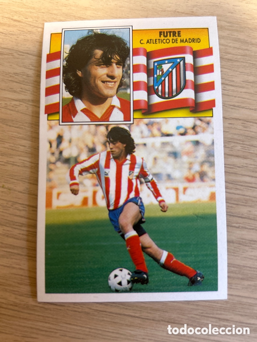 Cromos de f&uacute;tbol: FUTRE ATLETICO MADRID LIGA ESTE 1990 1991 90 91 NUNCA PEGADO SIN PEGAR