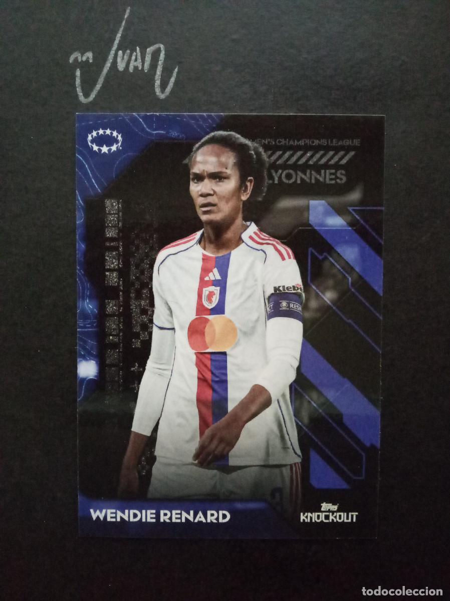Cromos de f&uacute;tbol: WENDIE RENARD OL LYONNES FRANCIA ⚽ TOPPS &reg; KNOCKOUT UWCL UEFA CHAMPIONS WOMEN 2025 2026 25 26 NUEVO