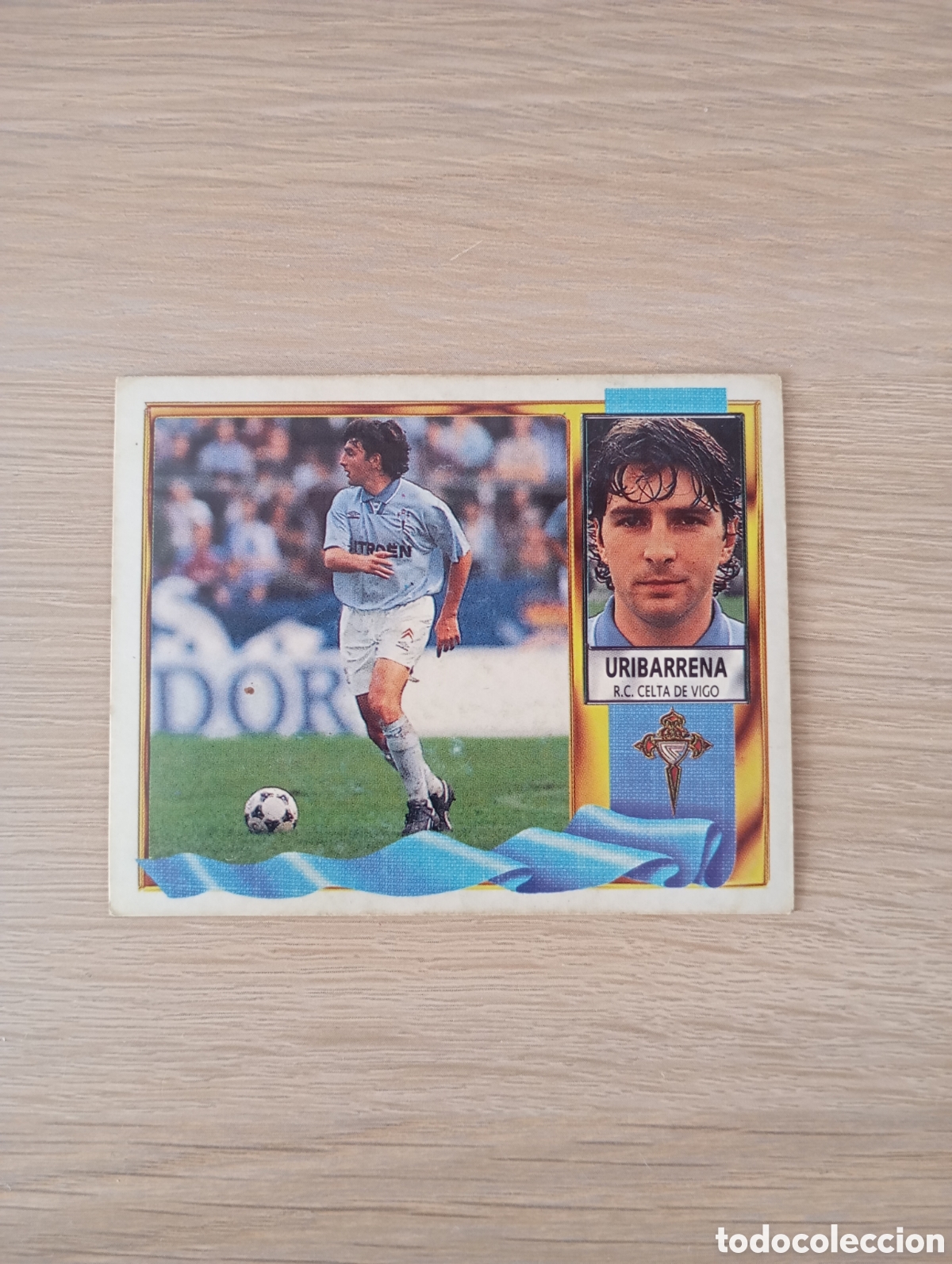 Cromos de f&uacute;tbol: Cromo futbol liga este uribarrena 95/96