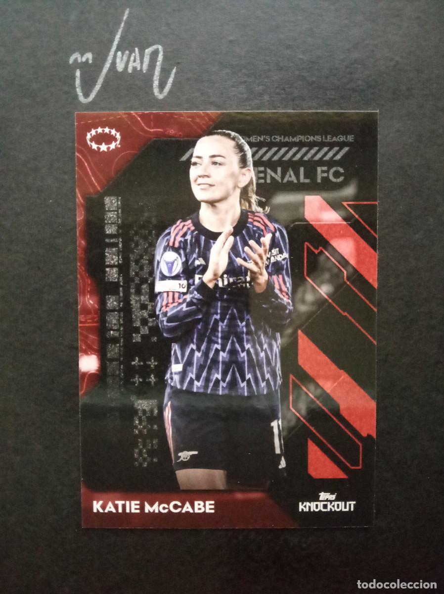 Cromos de f&uacute;tbol: KATIE McCABE ARSENAL INGLATERRA ⚽ TOPPS &reg; KNOCKOUT UWCL UEFA CHAMPIONS WOMEN 2025 2026 25 26 NUEVO