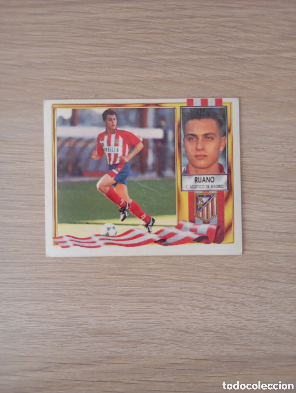 Cromos de f&uacute;tbol: Cromo futbol ruano liga este 95/96