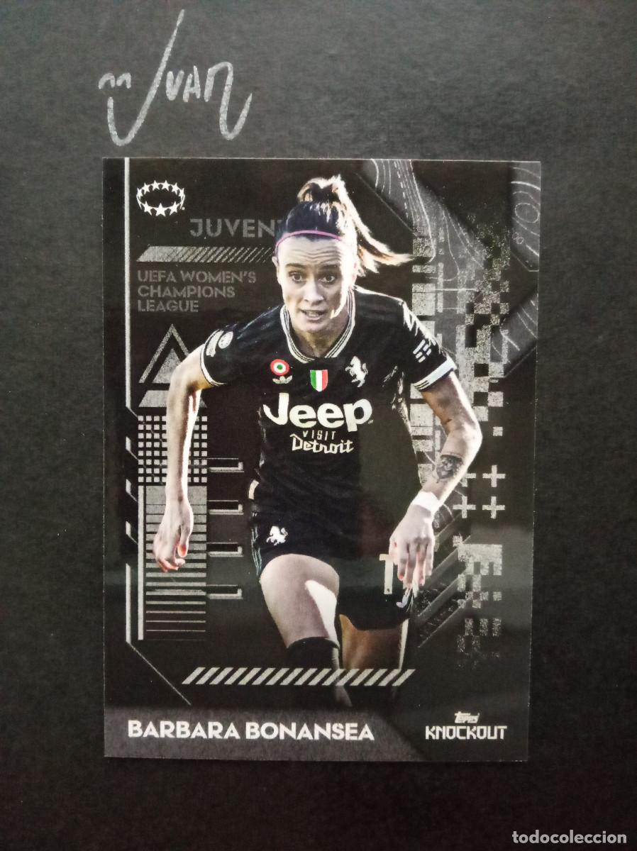 Cromos de f&uacute;tbol: BARBARA BONANSEA JUVENTUS ITALIA ⚽ TOPPS &reg; KNOCKOUT UWCL UEFA CHAMPIONS WOMEN 2025 2026 25 26 NUEVO
