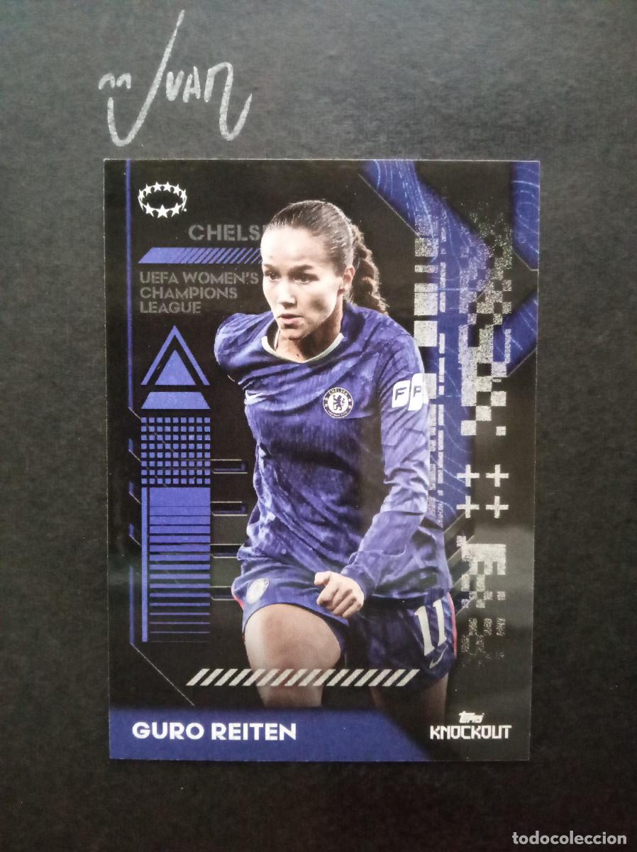 Fu&szlig;ball-Sticker: GURO REITEN CHELSEA NORUEGA ⚽ TOPPS &reg; KNOCKOUT UWCL UEFA CHAMPIONS WOMEN 2025 2026 25 26 NUEVO