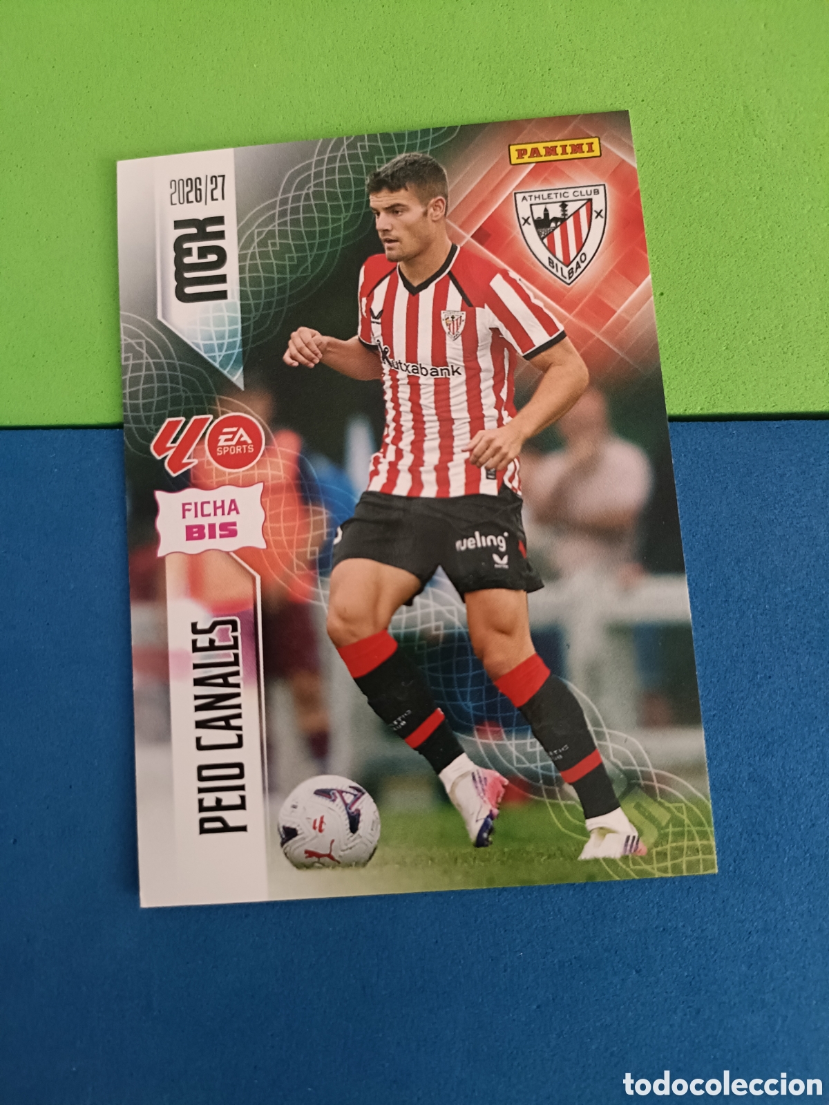 Fu&szlig;ball-Sticker: PANINI 2026 2027 MGK MEGACRACKS 25 Aniversario - Ficha Bis 47Bis Peio Canales