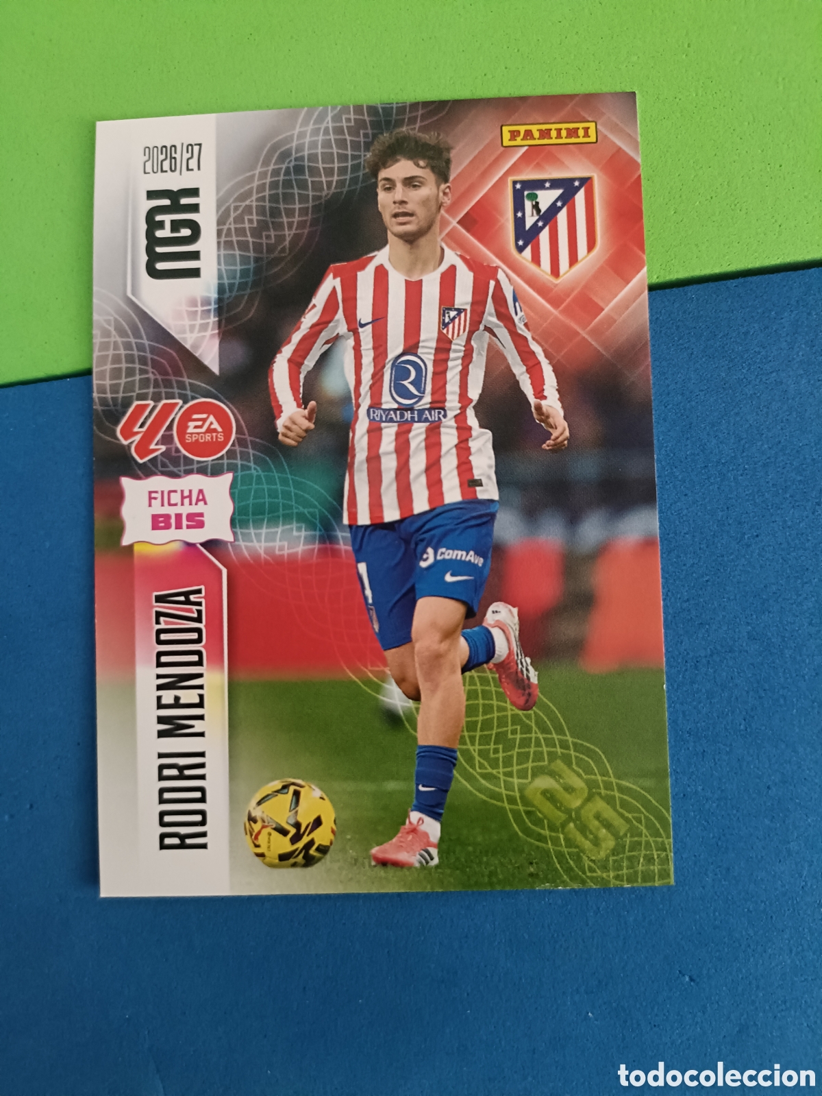 Figurine di Calcio: PANINI 2026 2027 MGK MEGACRACKS 25 Aniversario - Ficha Bis 63bis Rodri Mendoza