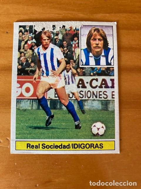 Cromos de f&uacute;tbol: IDIGORAS REAL SOCIEDAD 81-82 ESTE RECUPERADO