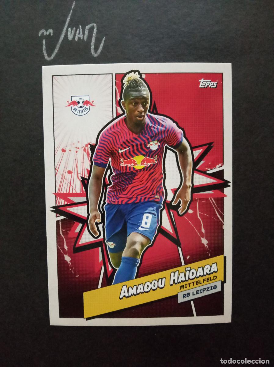 Football Stickers: RBLH 3 HEROES AMADOU HAIDARA MALI RC LENS ⚽ TOPPS &reg; RB LEIPZIG FAN SET 2023 2024 23 24 NUEVO