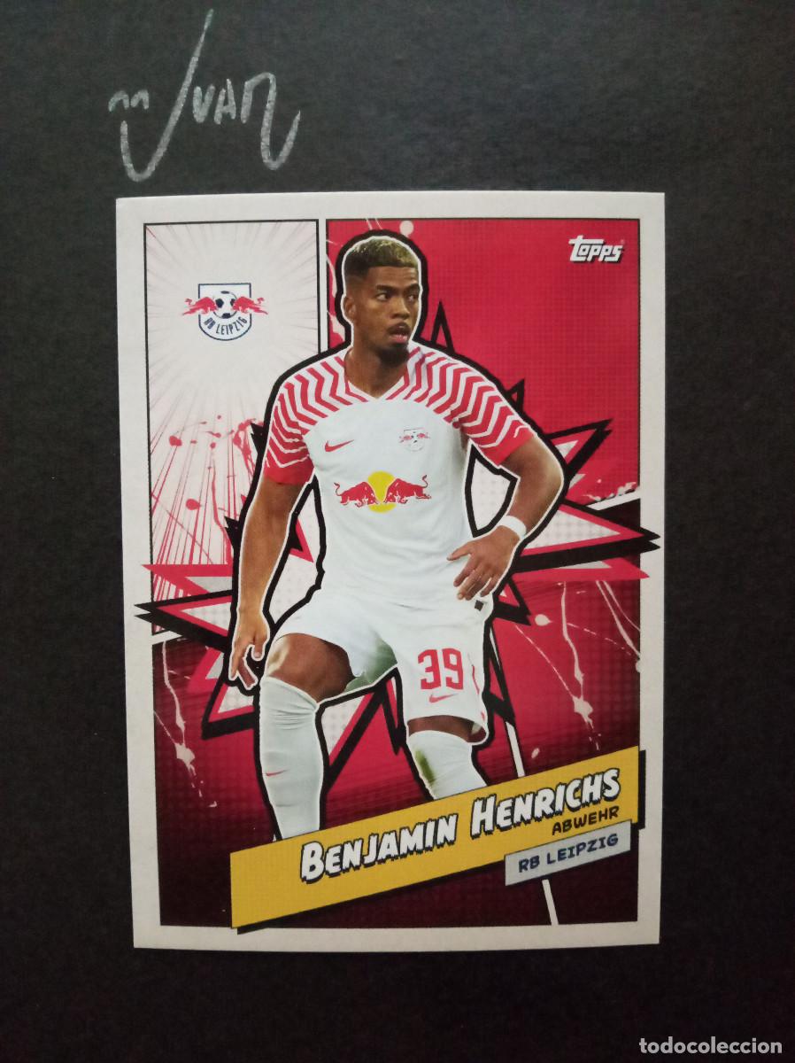 Football Stickers: RBLH 4 HEROES BENJAMIN HENRICHS ALEMANIA ⚽ TOPPS &reg; RB LEIPZIG FAN SET 2023 2024 23 24 NUEVO