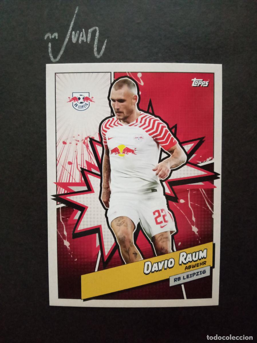 Football Stickers: RBLH 5 HEROES DAVID RAUM ALEMANIA ⚽ TOPPS &reg; RB LEIPZIG FAN SET 2023 2024 23 24 NUEVO