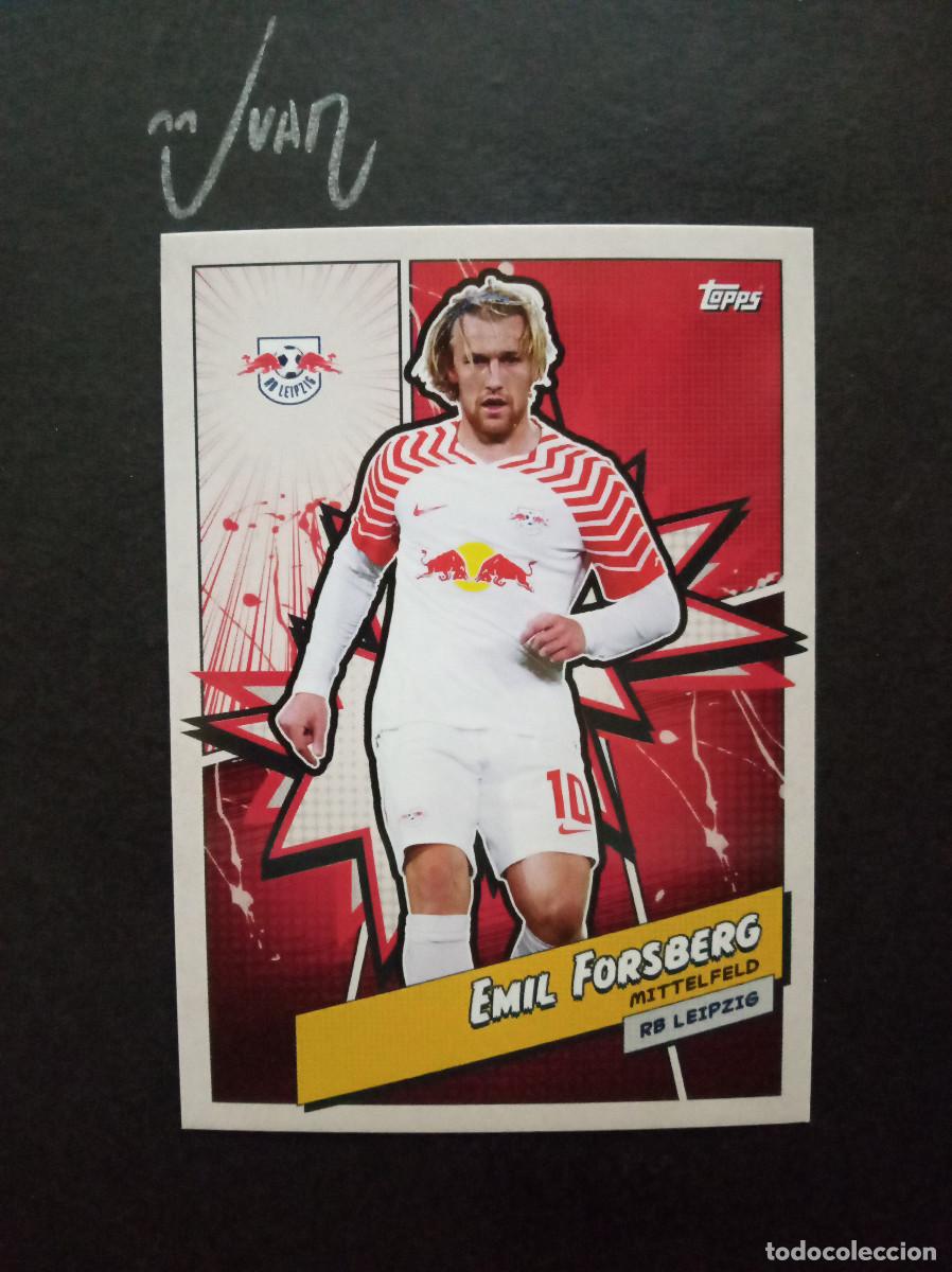 Cromos de f&uacute;tbol: RBLH 8 HEROES EMIL FORSBERG SUECIA SWEDEN ⚽ TOPPS &reg; RB LEIPZIG FAN SET 2023 2024 23 24 NUEVO