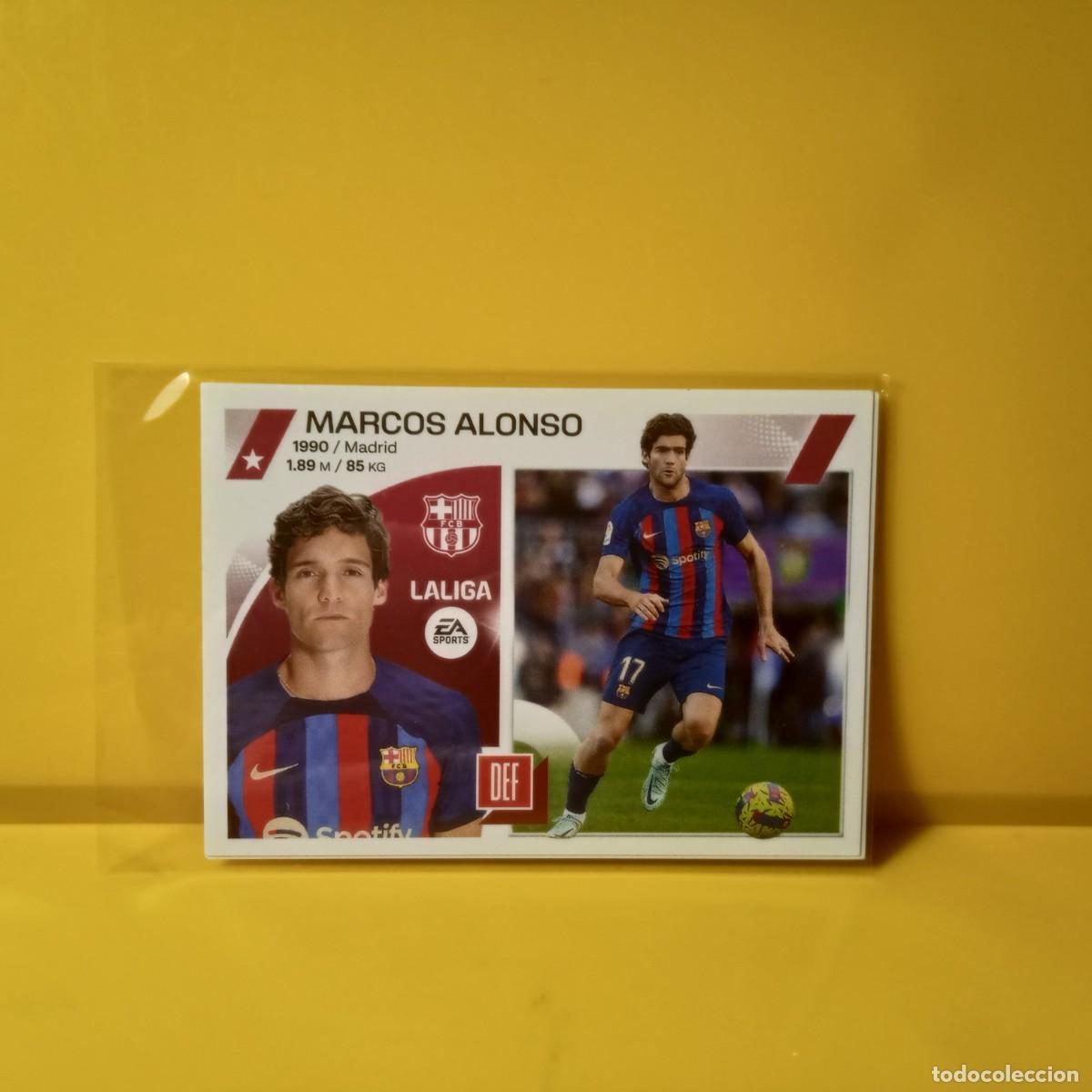 Cromos de f&uacute;tbol: EDICIONES ESTE 2023 2024 23 24 F.C BARCELONA MARCOS ALONSO 10