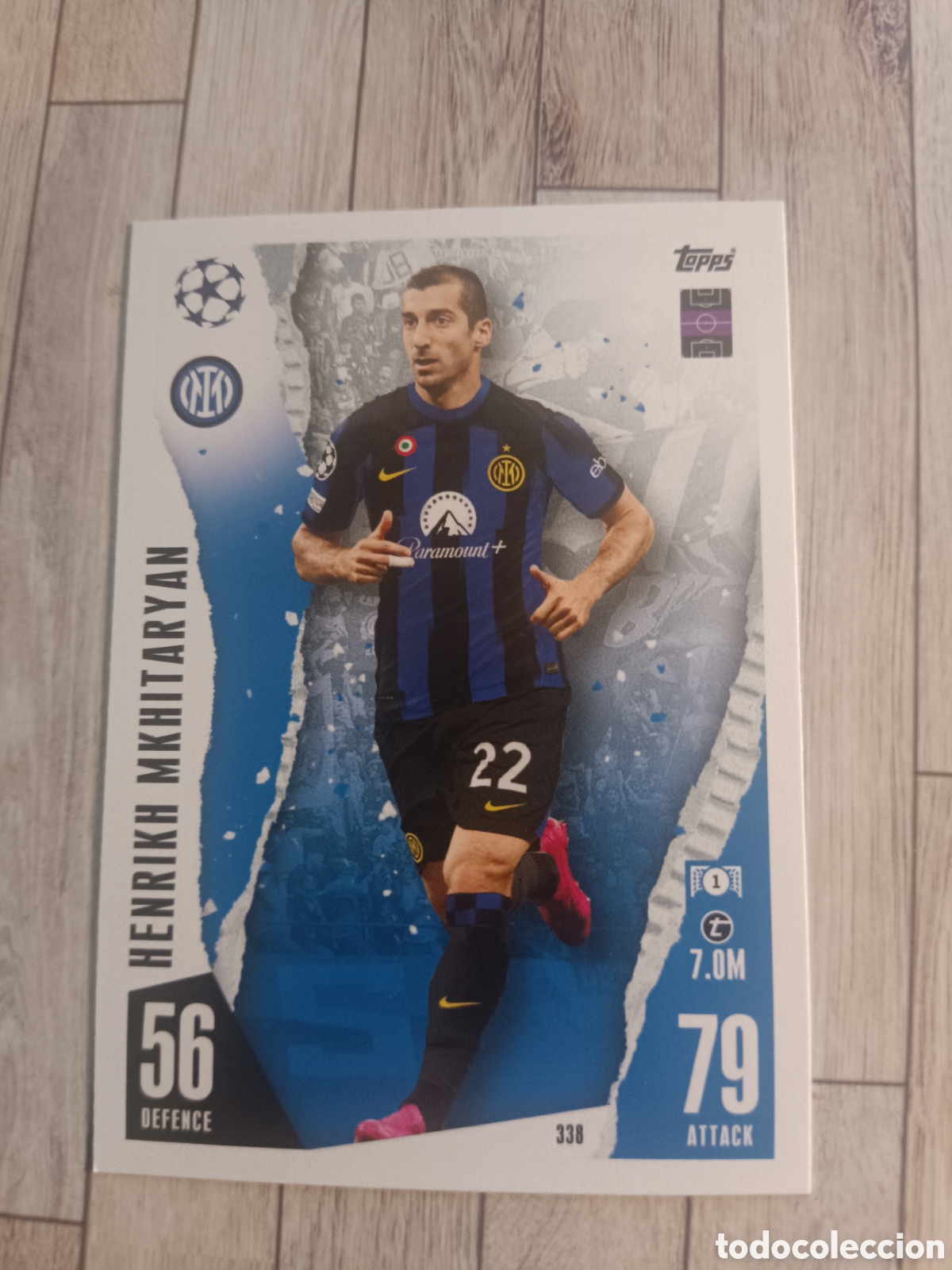 Cromos de f&uacute;tbol: 338 MKHITARYAN INTER TOPPS MATCH ATTAX 2023 2024 CHAMPIONS 23 24