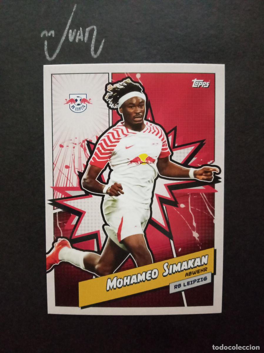 Cromos de f&uacute;tbol: RBLH 10 HEROES MOHAMED SIMAKAN FRANCIA AL-NASSR ⚽ TOPPS &reg; RB LEIPZIG FAN SET 2023 2024 23 24 NUEVO