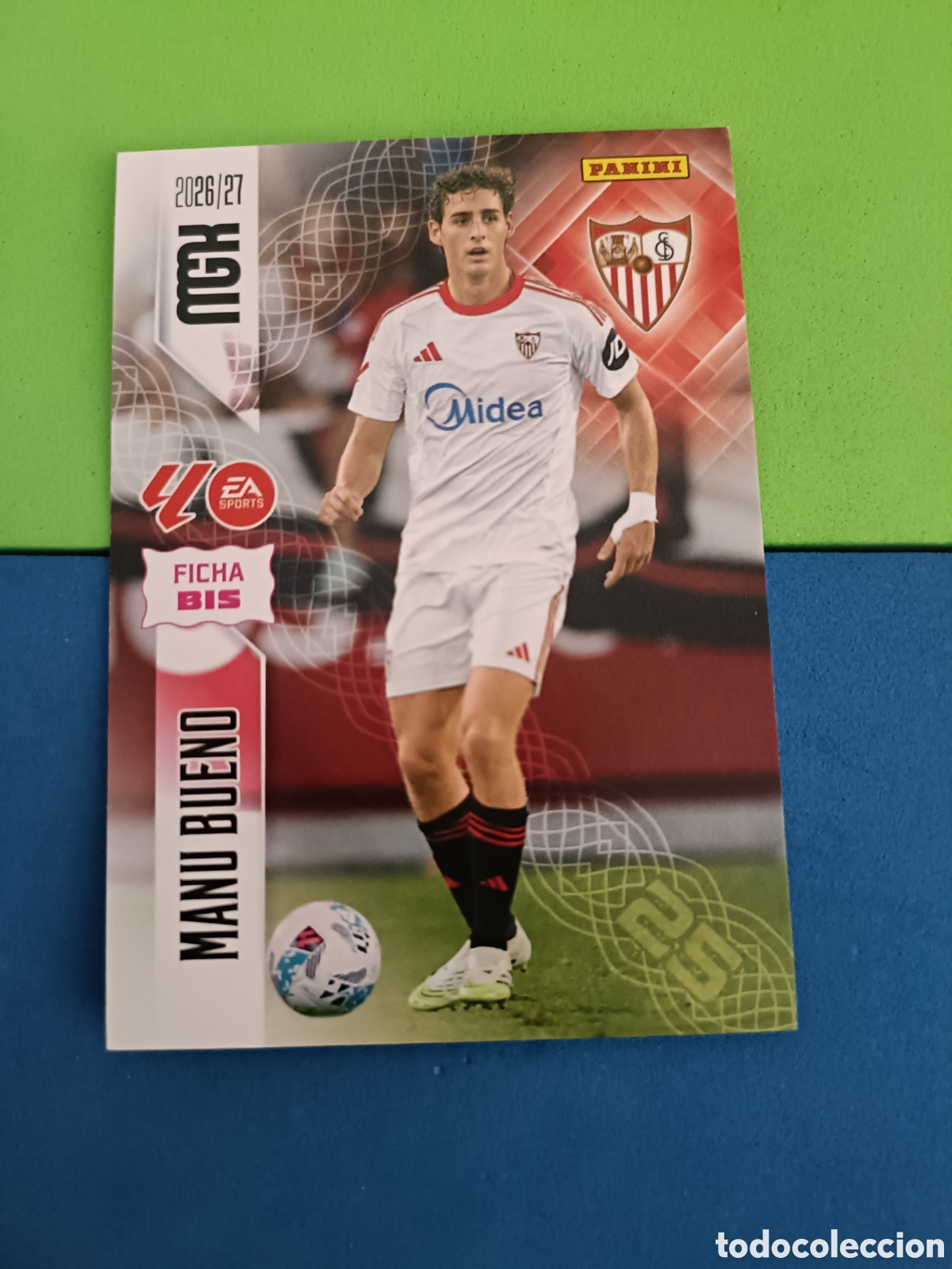 Cromos de f&uacute;tbol: PANINI 2026 2027 MGK MEGACRACKS 25 Aniversario - Ficha Bis 336bis Manu Bueno