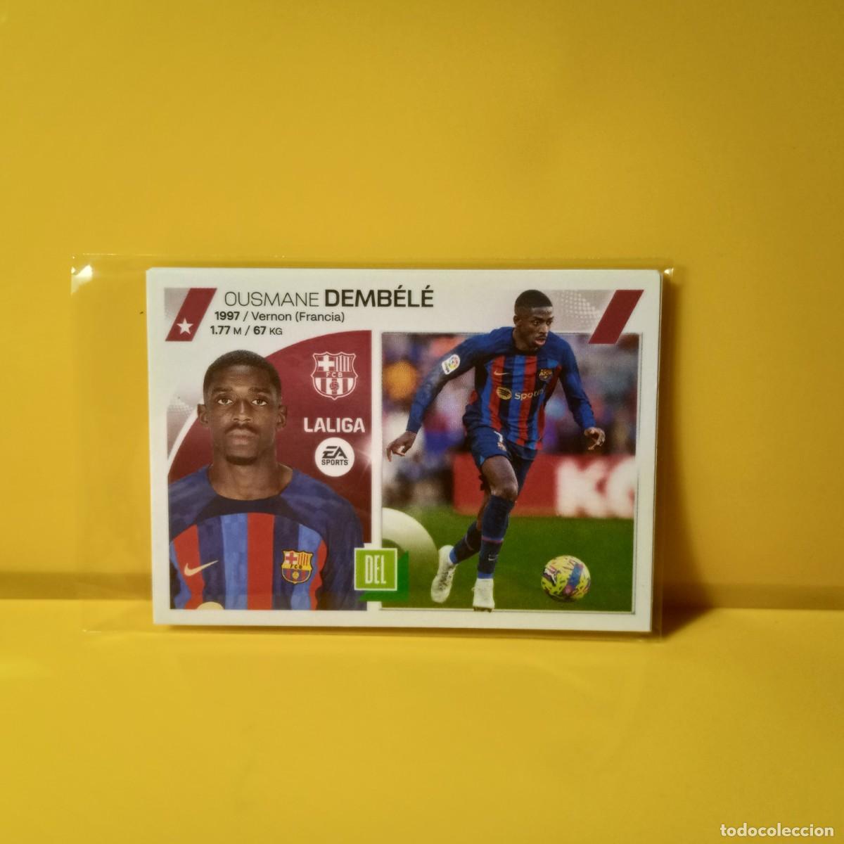 Cromos de f&uacute;tbol: EDICIONES ESTE 2023 2024 23 24 F.C BARCELONA DEMBELE 19