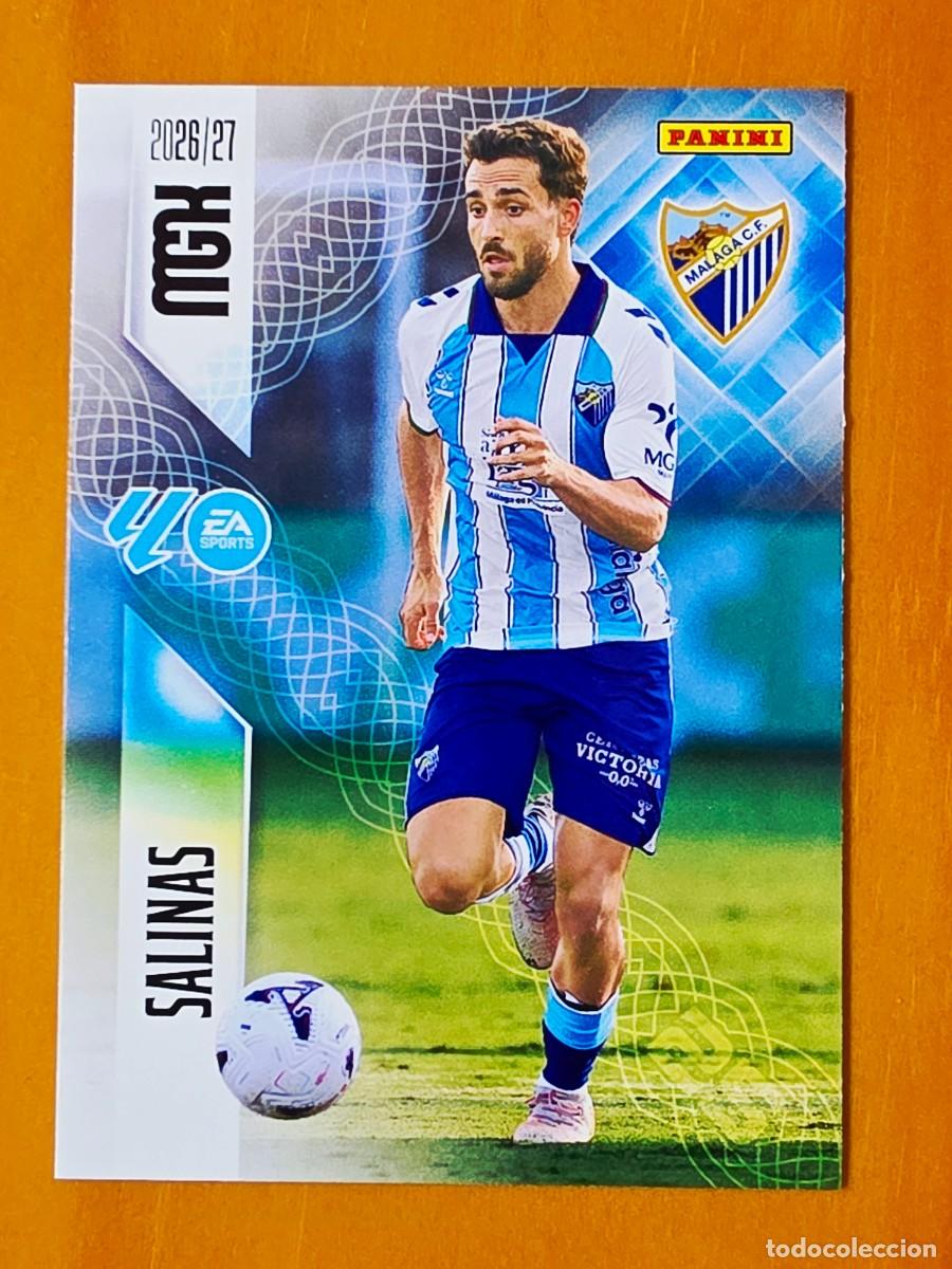 Football Stickers: 243 Jos&eacute; Salinas, M&aacute;laga CF, Panini Megacracks MGK 2026 2027 26 27