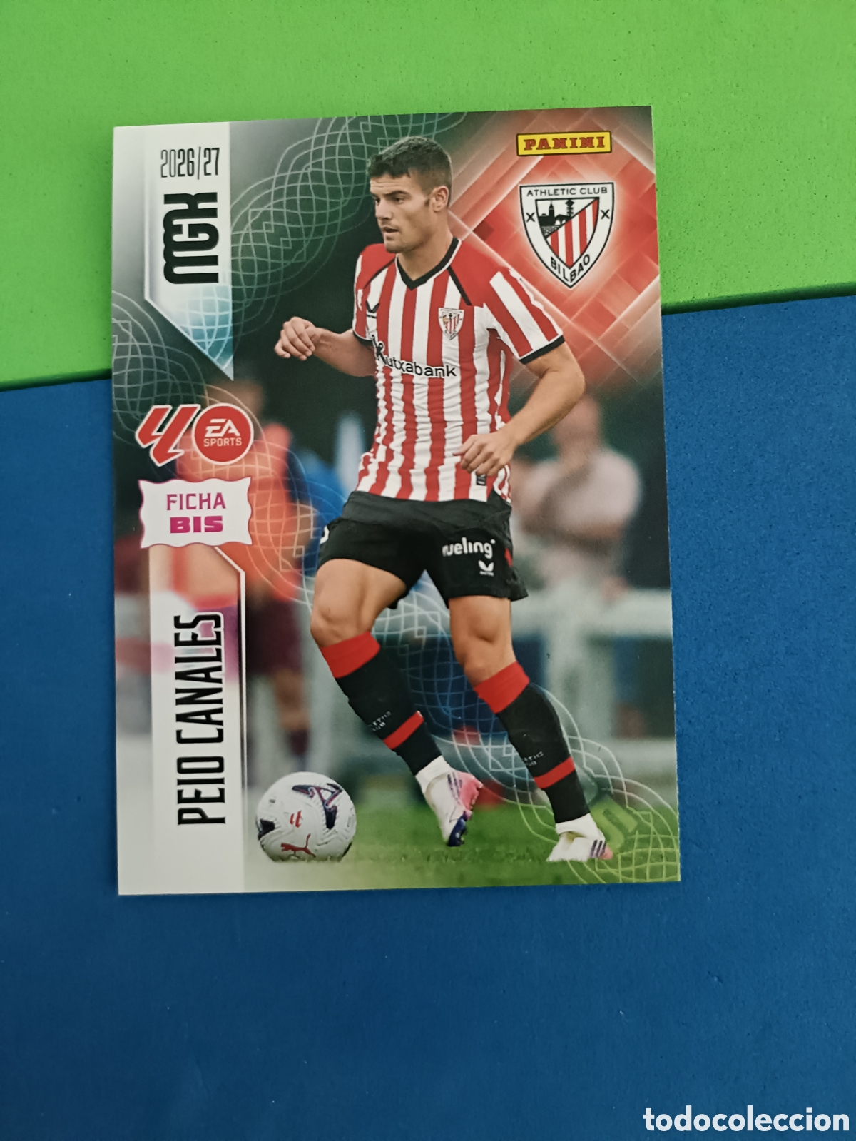 Football Stickers: PANINI 2026 2027 MGK MEGACRACKS 25 Aniversario - Ficha Bis 47bis Peio Canales