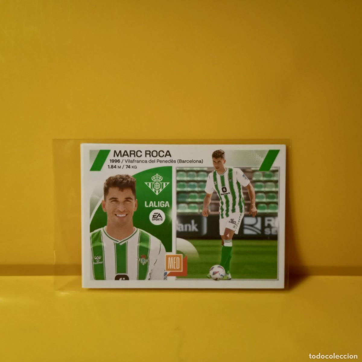 Football Stickers: EDICIONES ESTE 2023 2024 23 24 &Uacute;LTIMOS FICHAJES 17 REAL BETIS MARC ROCA 20 2&ordf; EDICI&Oacute;N