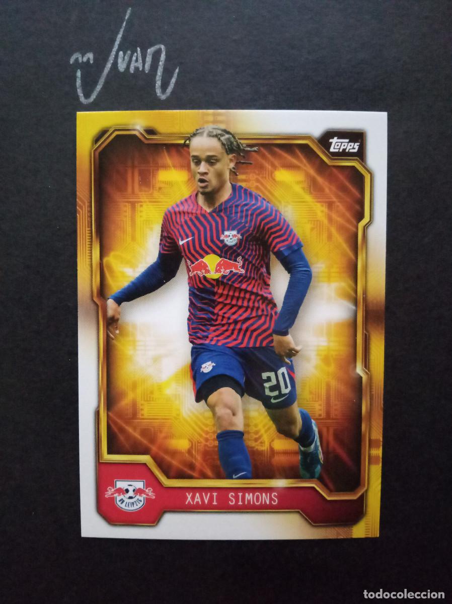 Cromos de Futebol: RBLG 2 GOLDEN FUTURE XAVI SIMONS NETHERLANDS ⚽ TOPPS &reg; RB LEIPZIG FAN SET 2023 2024 23 24 NUEVO