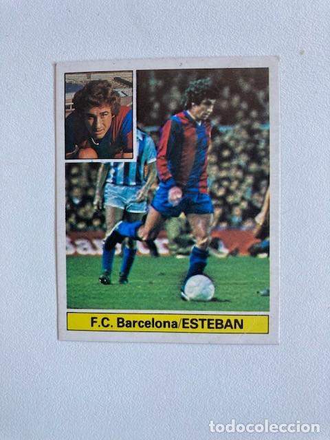 Cromos de f&uacute;tbol: ESTEBAN BARCELONA 81-82 ESTE RECUPERADO