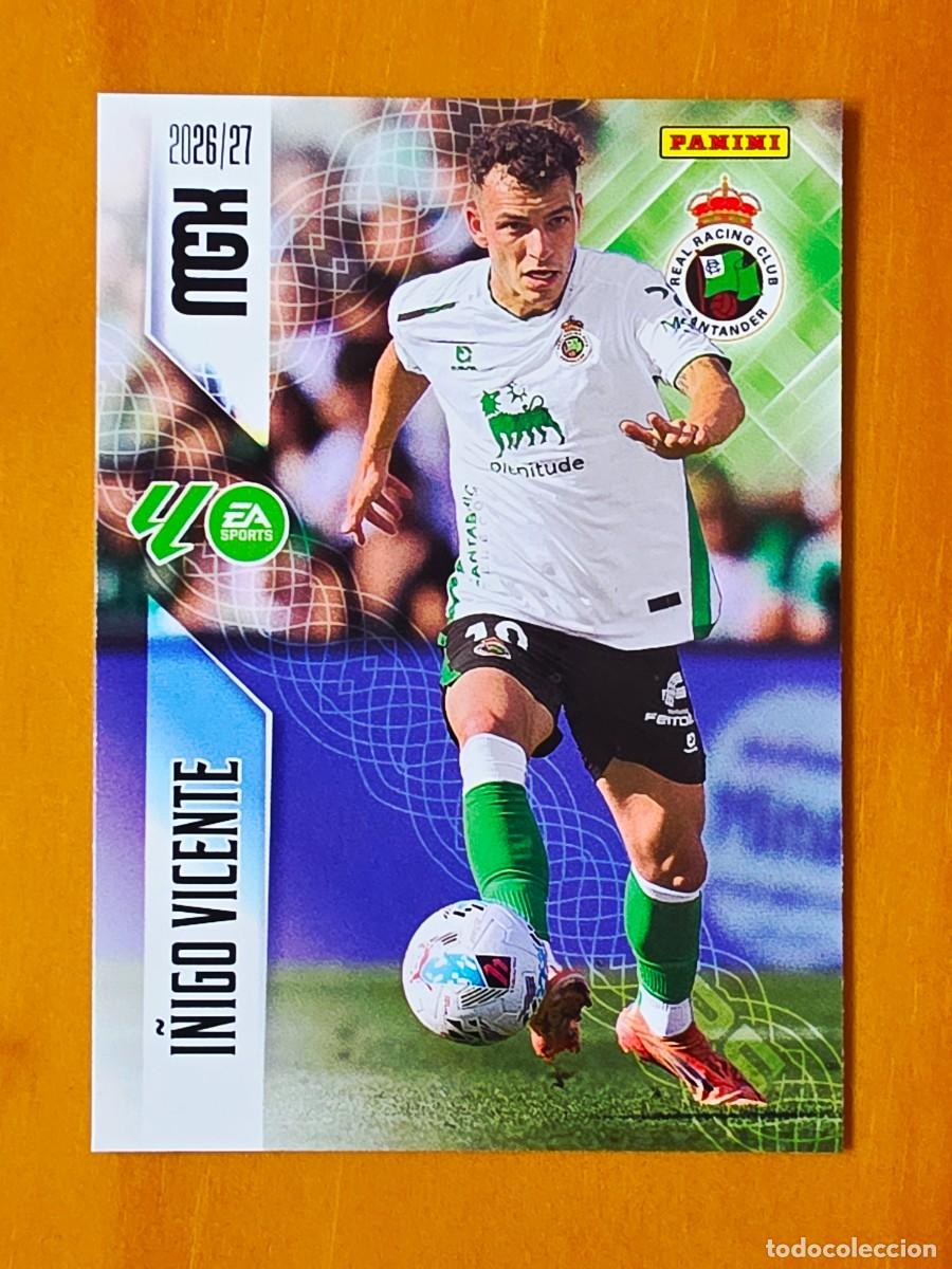 Football Stickers: 288 &Iacute;&ntilde;igo Vicente, Racing de Santander, Panini Megacracks MGK 2026 2027 26 27