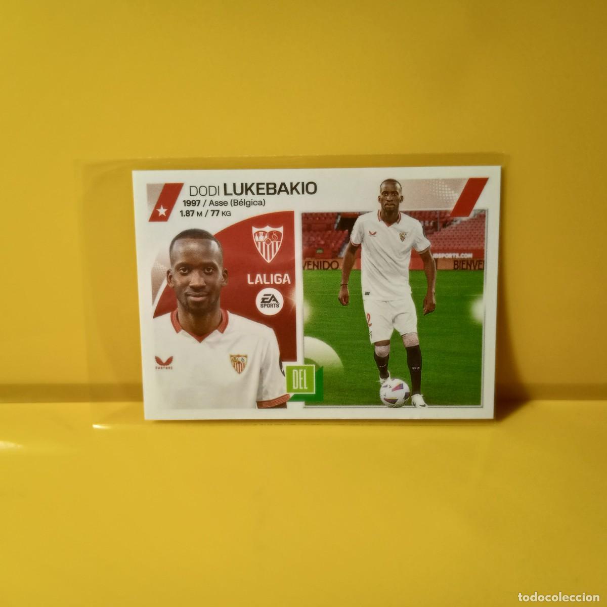 Cartes &agrave; collectionner de Football: EDICIONES ESTE 2023 2024 23 24 &Uacute;LTIMOS FICHAJES SEVILLA F.C LUKEBAKIO 41 3&ordf; EDICI&Oacute;N