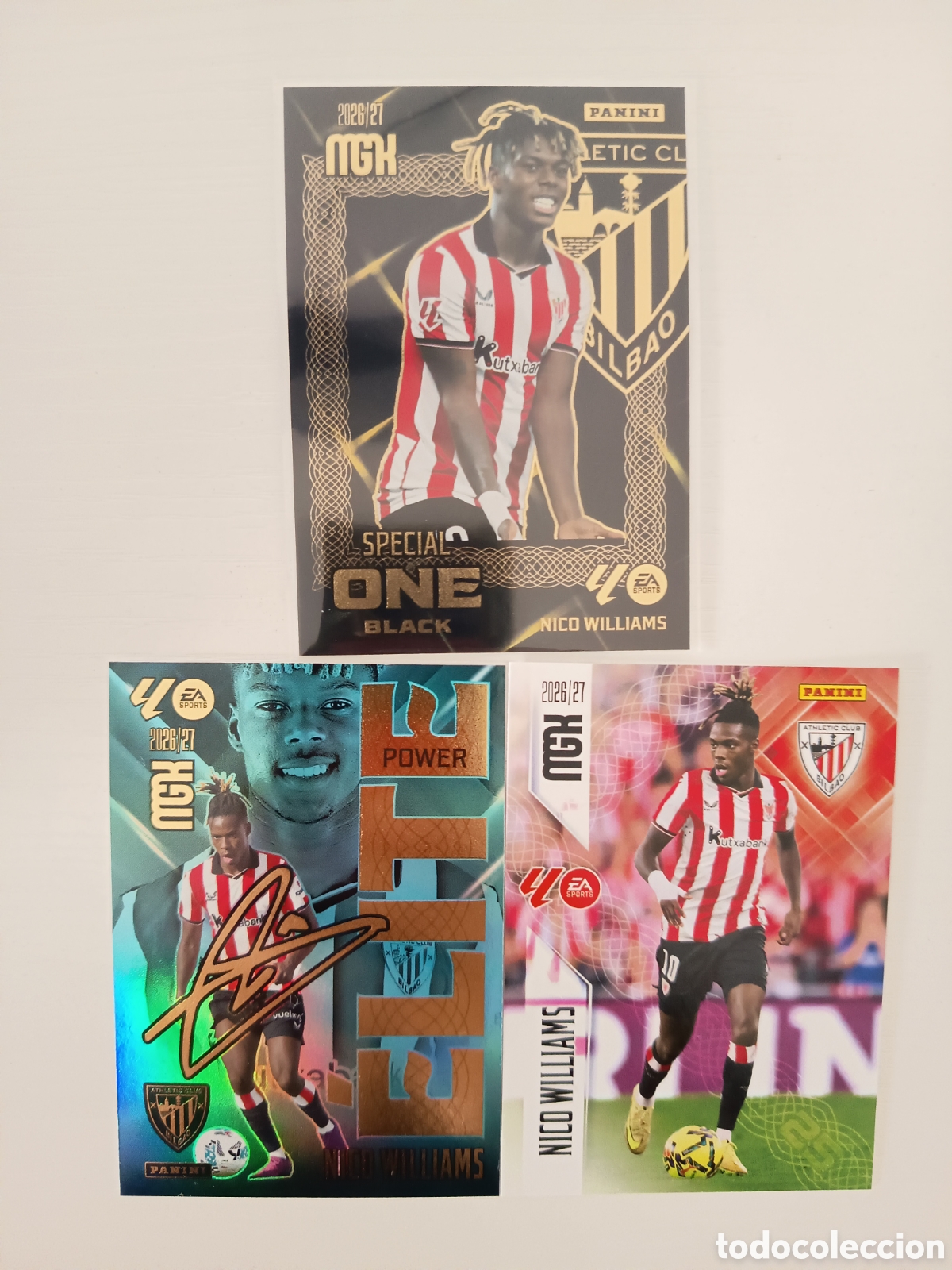 Cromos de f&uacute;tbol: Nico Williams Special one black megacracks
