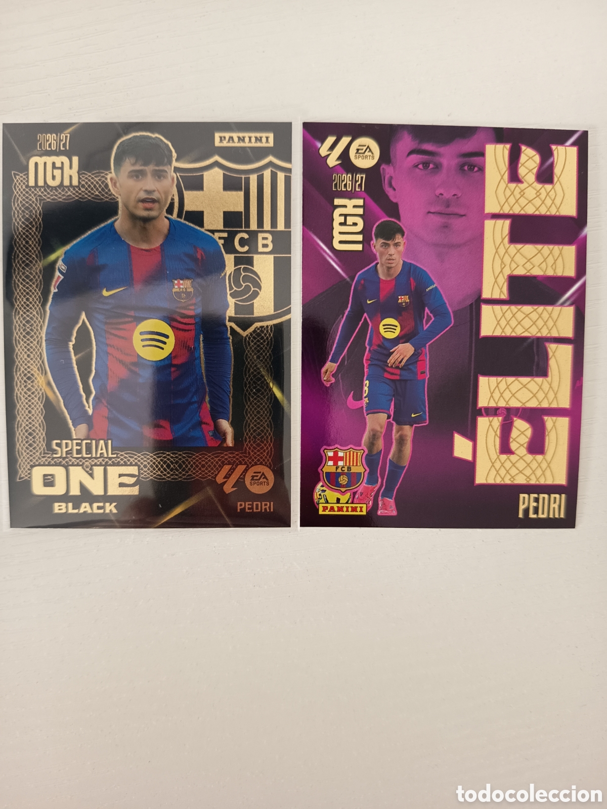 Cromos de f&uacute;tbol: Pedri special one black megacracks