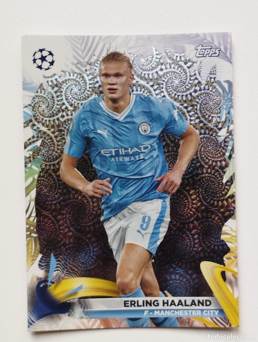 Cromos de f&uacute;tbol: CROMO CARD TOPPS CARNAVAL CHAMPIONS LEAGUE 2023 2024 23 24 ERLING HAALAND 51 MANCHESTER CITY