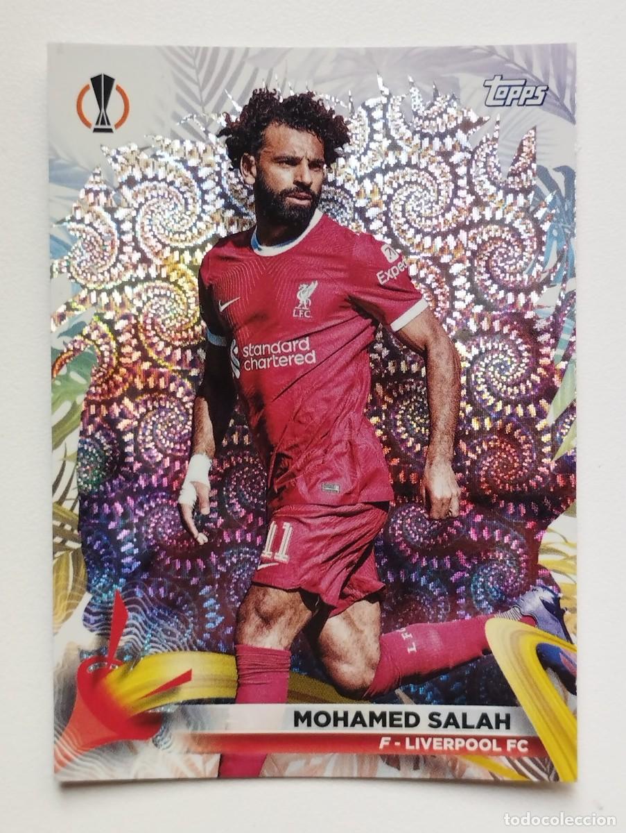 Cromos de f&uacute;tbol: CROMO CARD TOPPS CARNAVAL CHAMPIONS LEAGUE 2023 2024 23 24 MOHAMED SALAH 77 LIVERPOOL