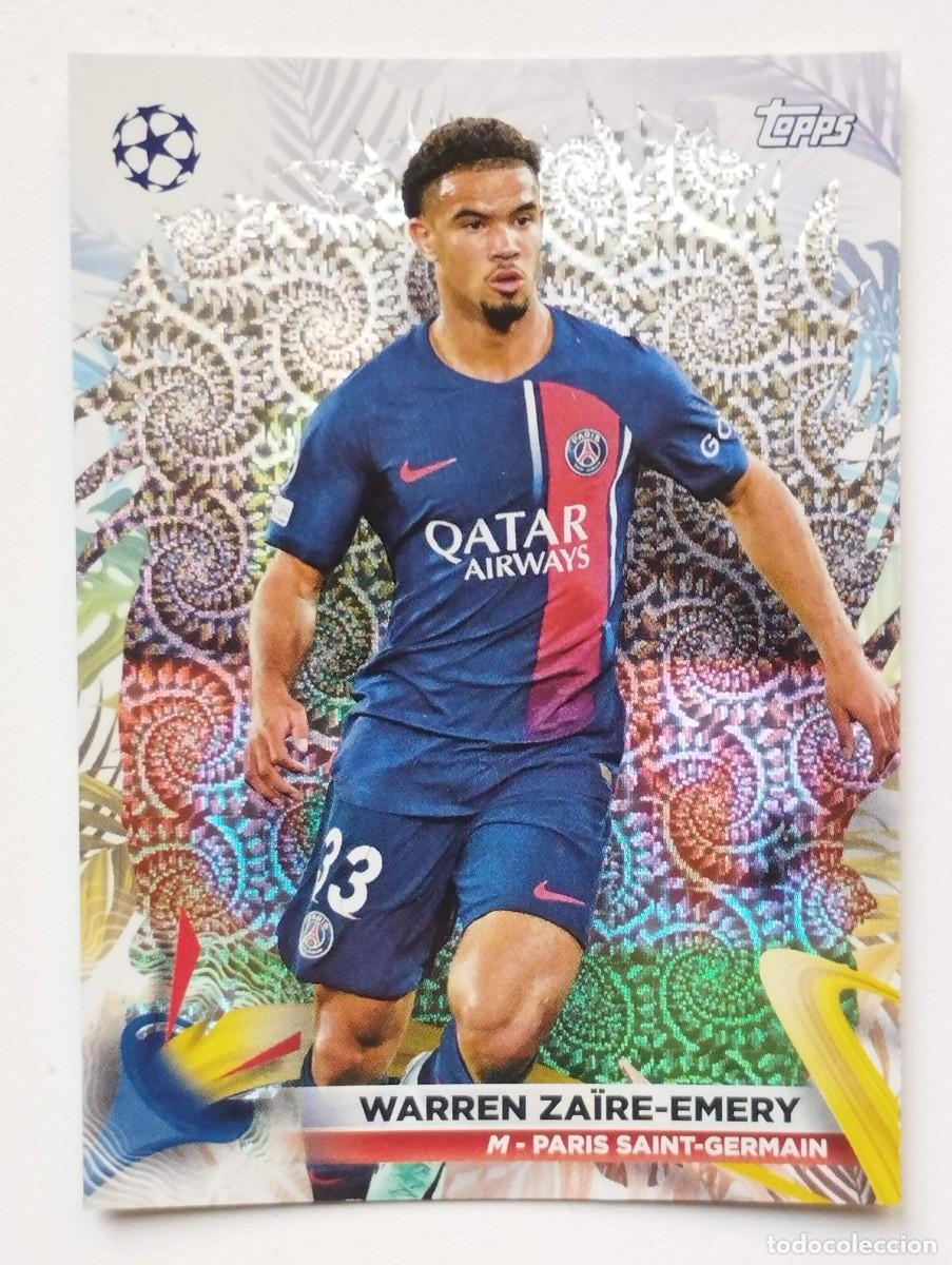 Football Stickers: CROMO CARD TOPPS CARNAVAL CHAMPIONS LEAGUE 2023 2024 23 24 WARREN ZAIRE-EMERY 10 PSG