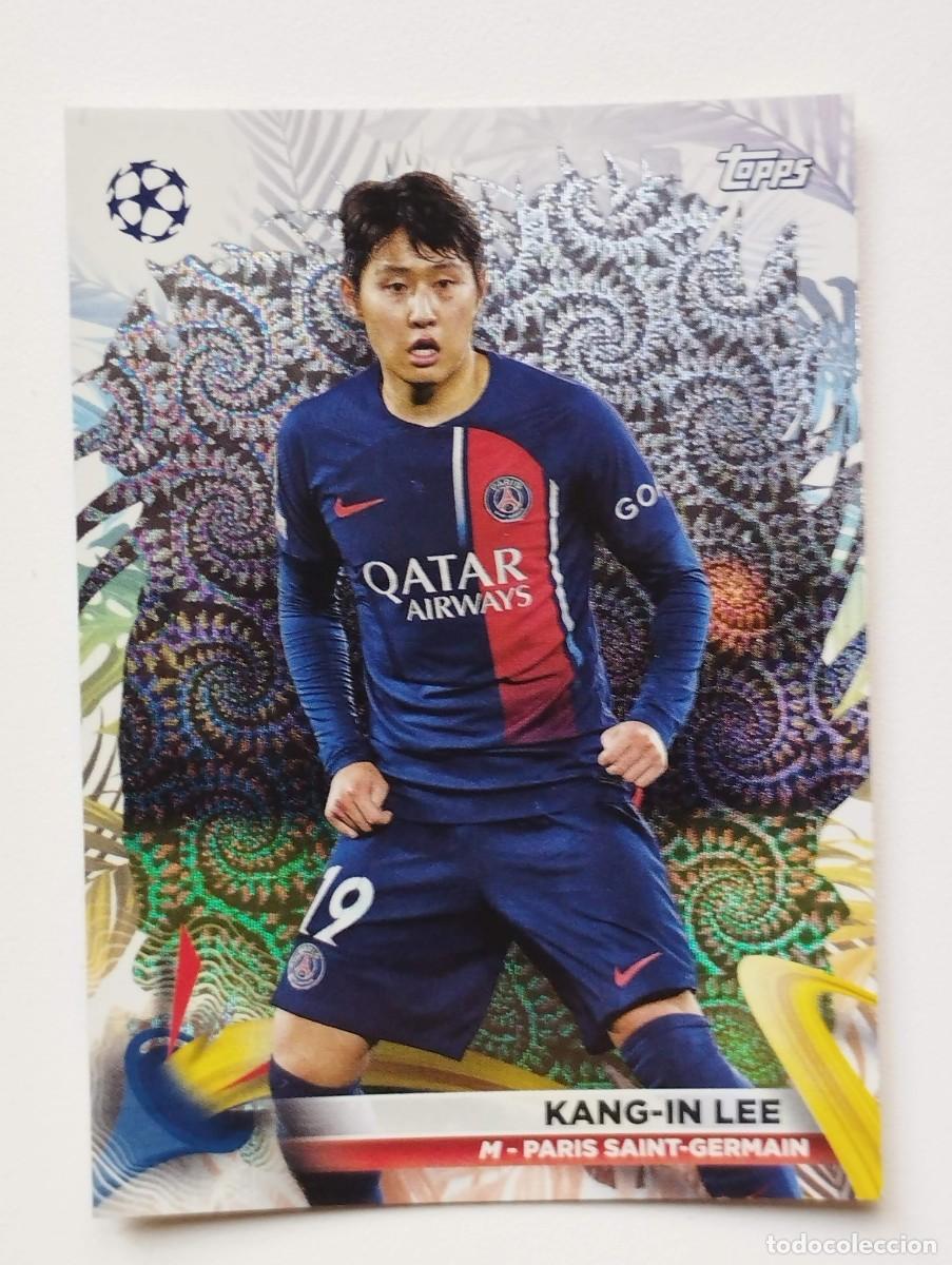 Football Stickers: CROMO CARD TOPPS CARNAVAL CHAMPIONS LEAGUE 2023 2024 23 24 KANG-IN LEE 61 PSG