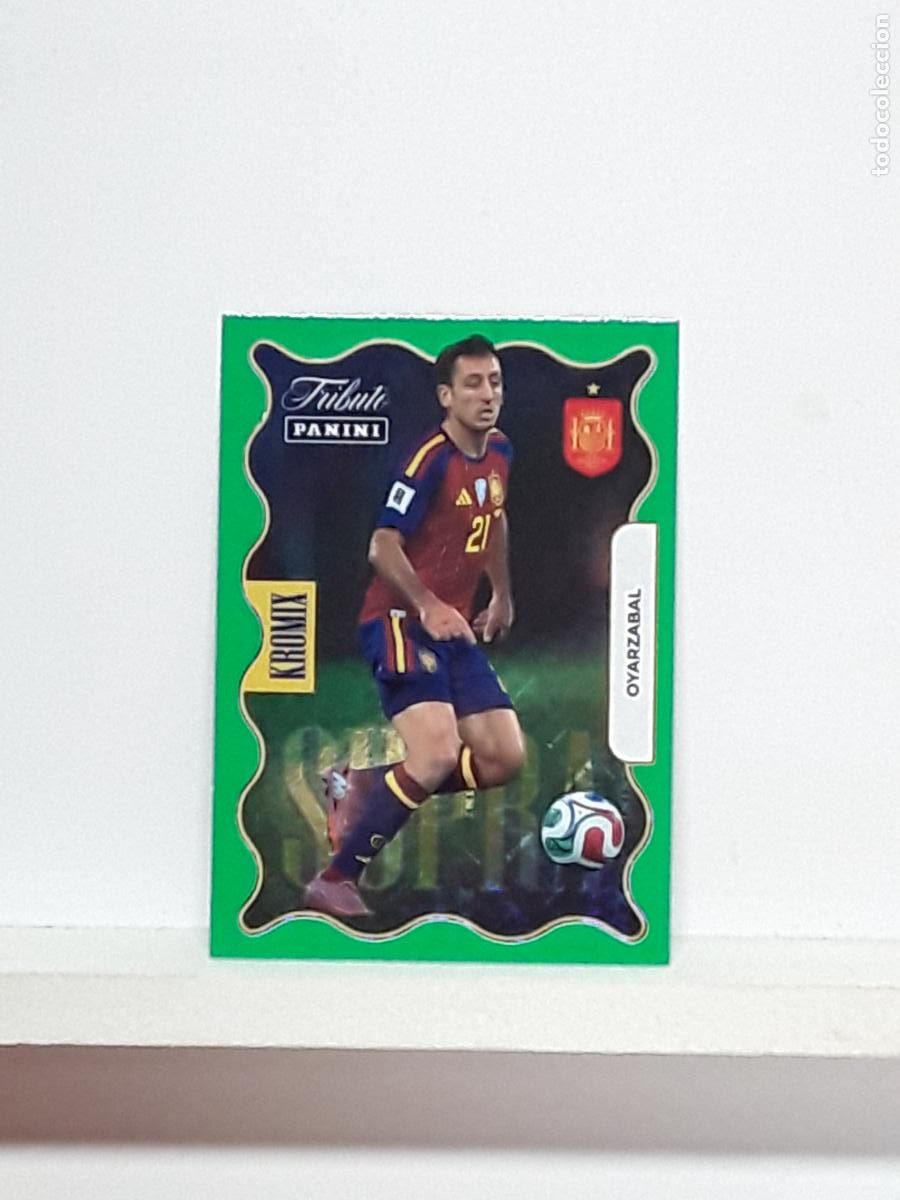 Cromos de f&uacute;tbol: TRIBUTO ESPA&Ntilde;A 2010 2026 VAMOS CAMPEONES 10 26 ALBUM PANINI SELECCION ESPA&Ntilde;OLA N KV80 OYARZABAL
